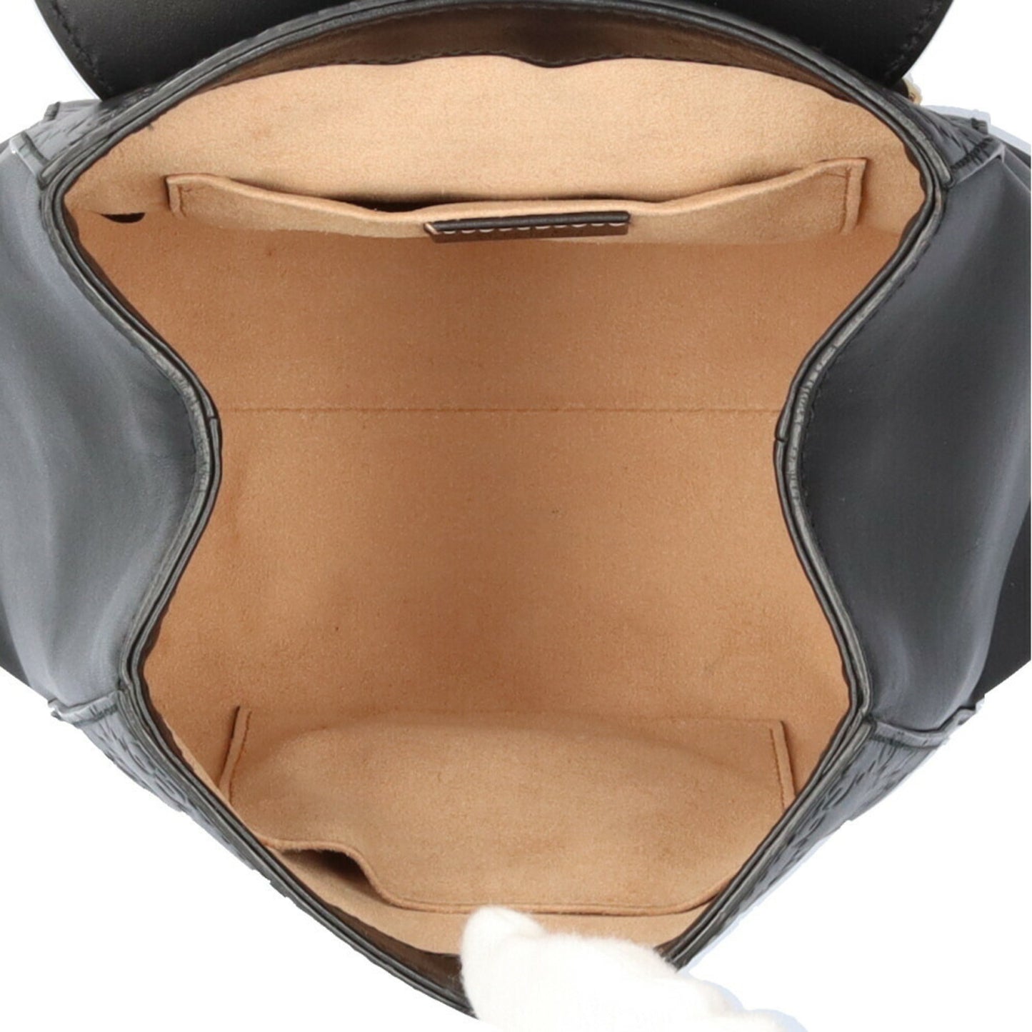 Gucci Guccissima, Black, Leather, backpack