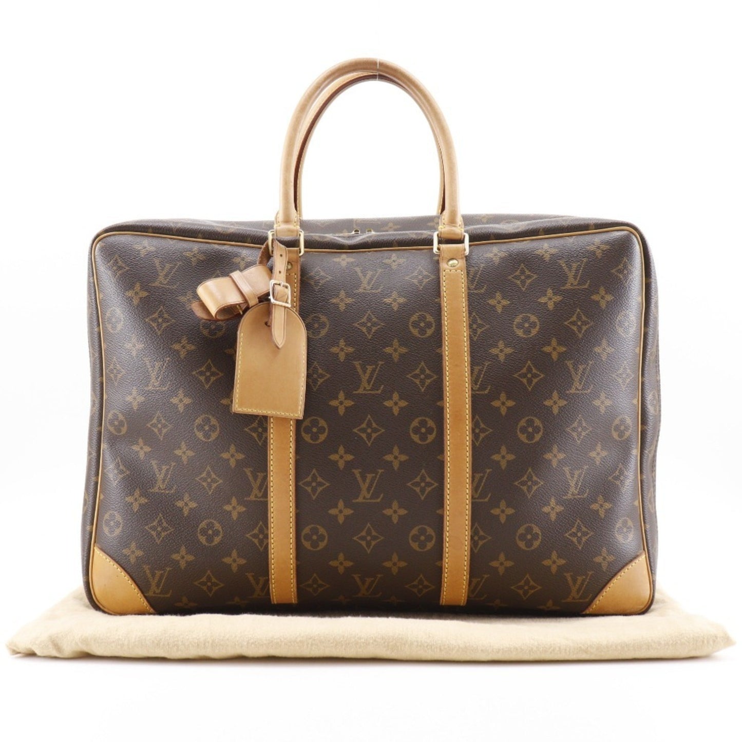 Louis Vuitton Sirius, Brown, Canvas, travel
