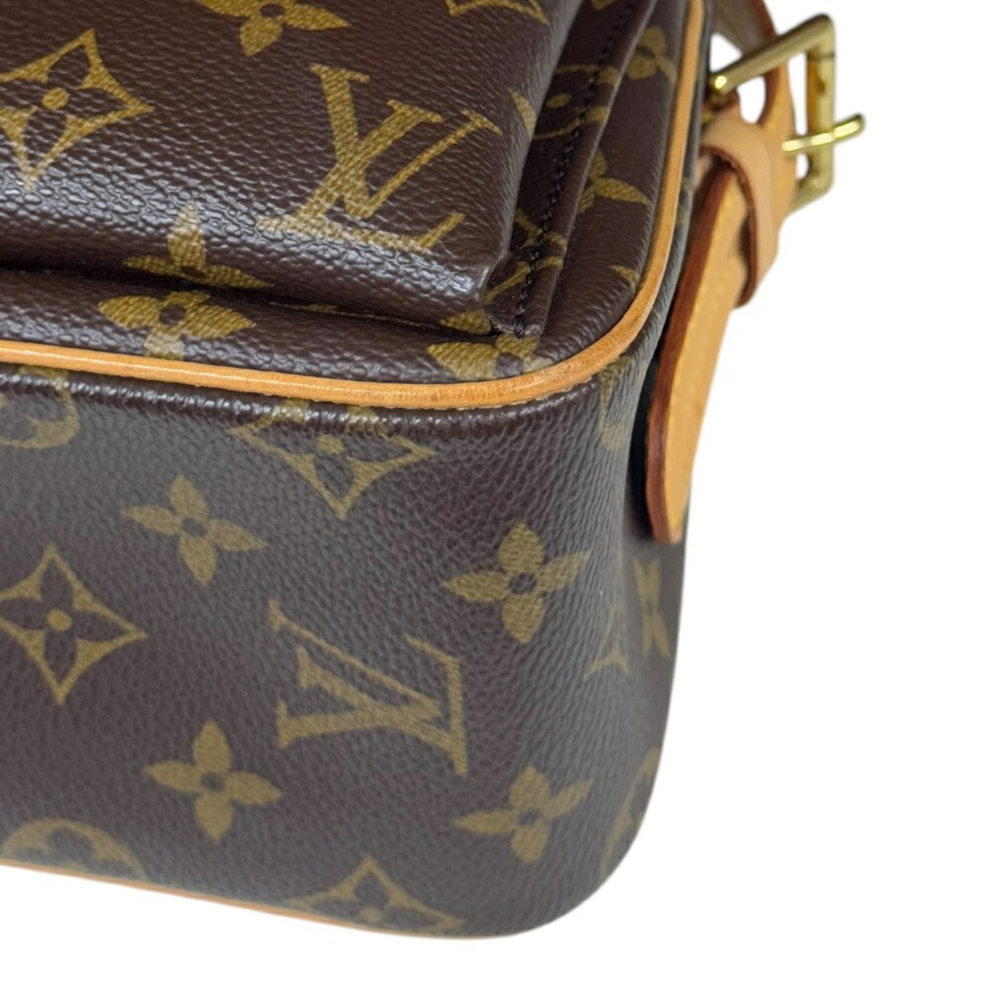 Louis Vuitton Viva Cité, Brown, Canvas, shoulder