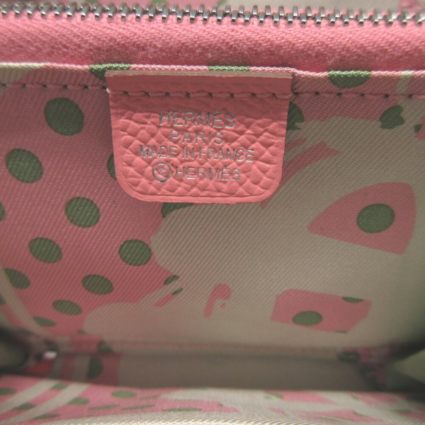 Hermès Silk'In, Pink, Leather, wallet