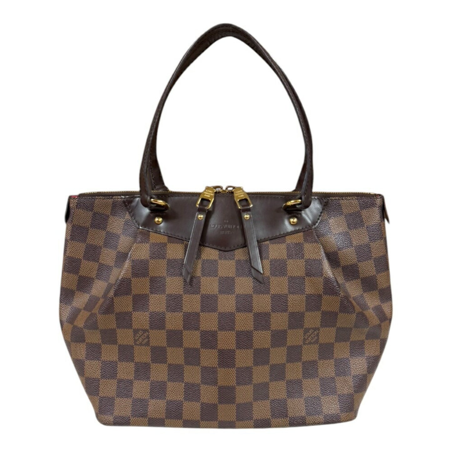 Louis Vuitton Westminster, Brown, Canvas, shoulder