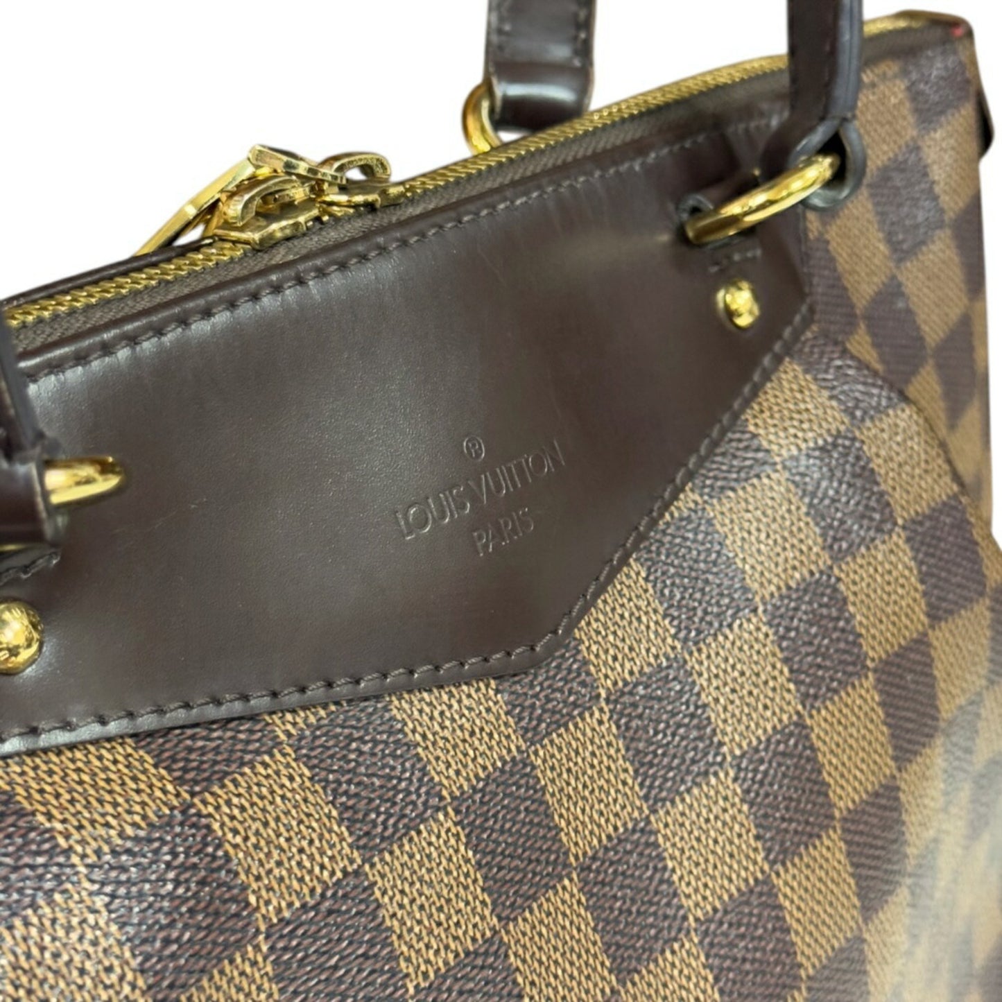 Louis Vuitton Westminster, Brown, Canvas, shoulder