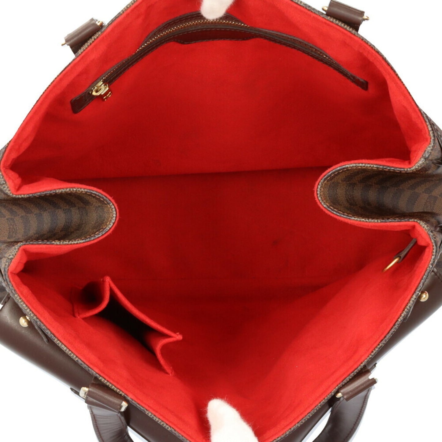 Louis Vuitton Uzes, Brown, Canvas, shoulder