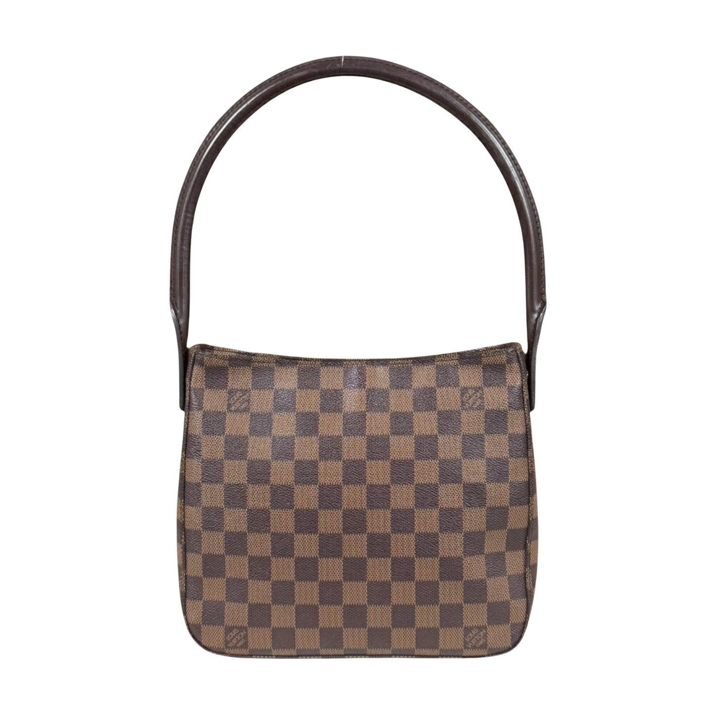 Louis Vuitton Looping MM, Brown, Canvas, shoulder