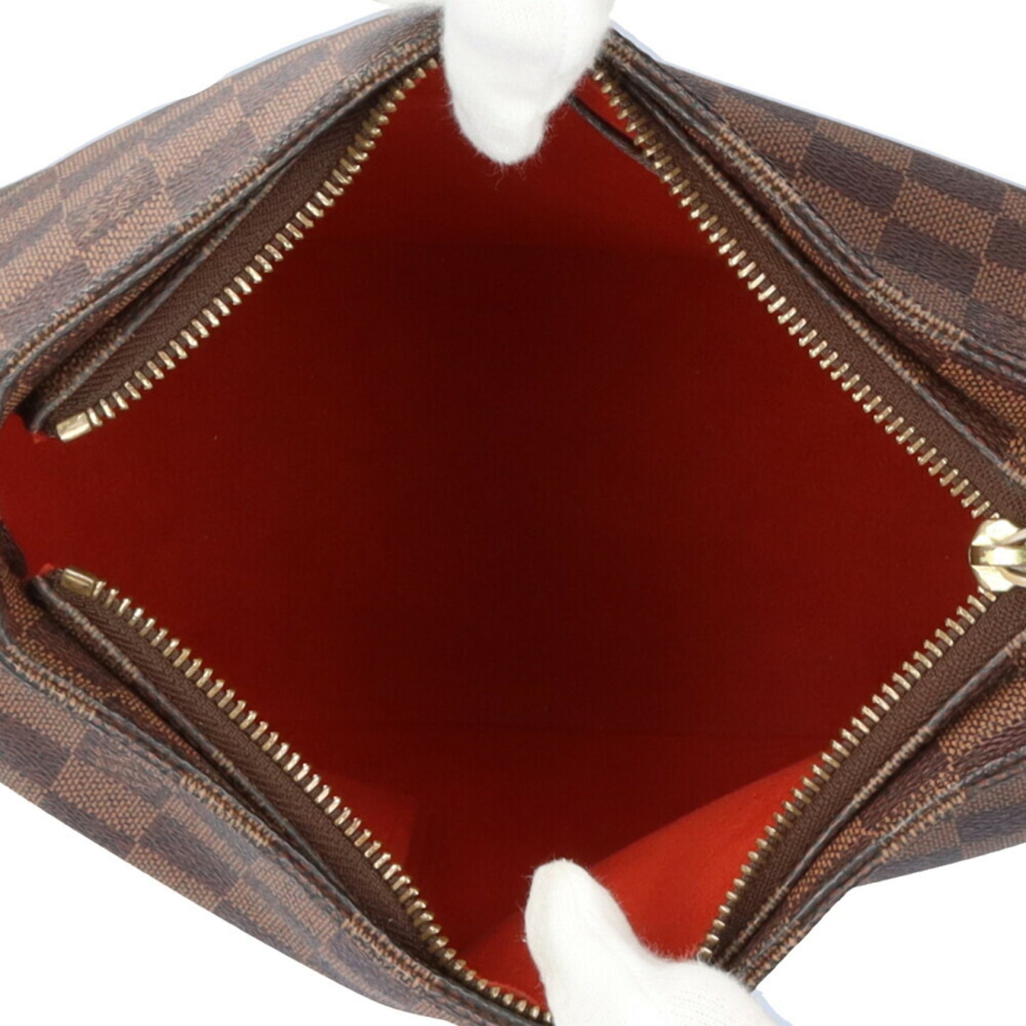 Louis Vuitton Looping MM, Brown, Canvas, shoulder