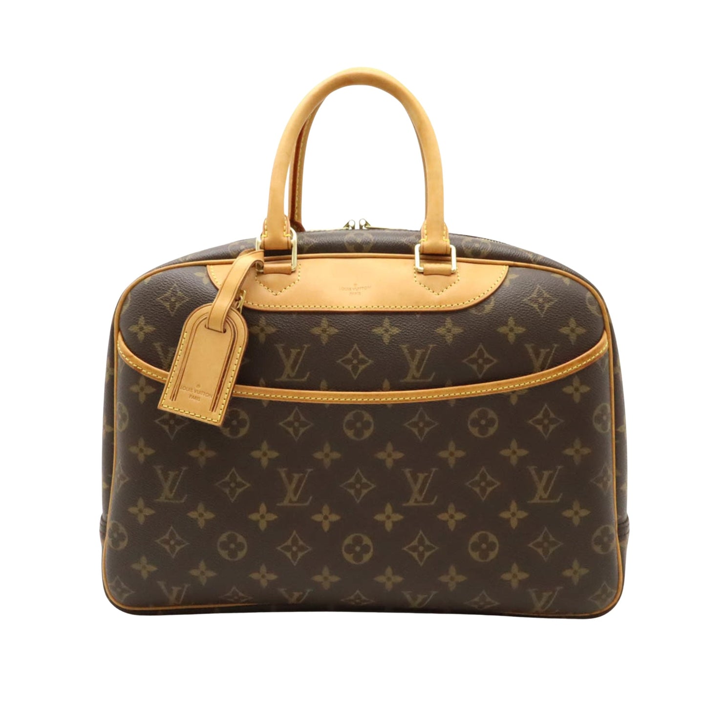 Louis Vuitton Deauville, Brown, Canvas, handbag
