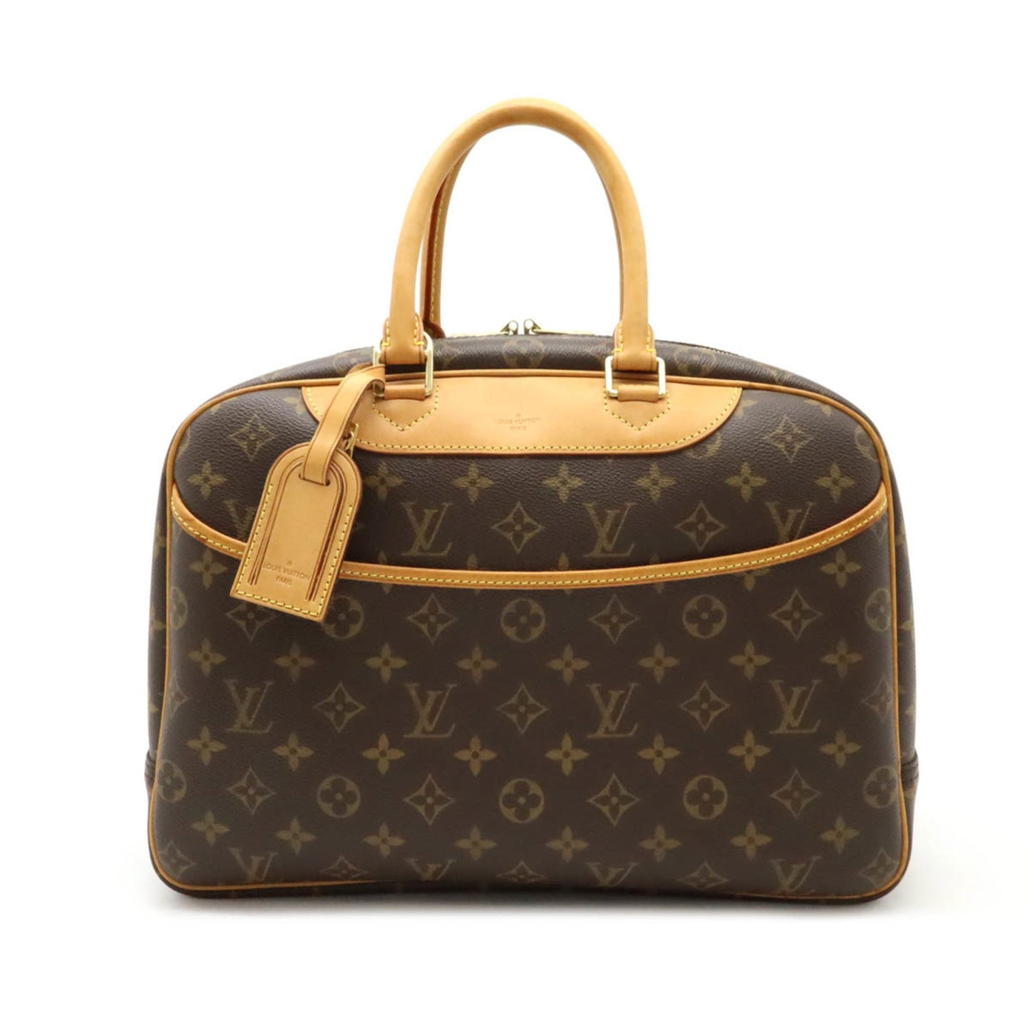 Louis Vuitton Deauville, Brown, Canvas, handbag