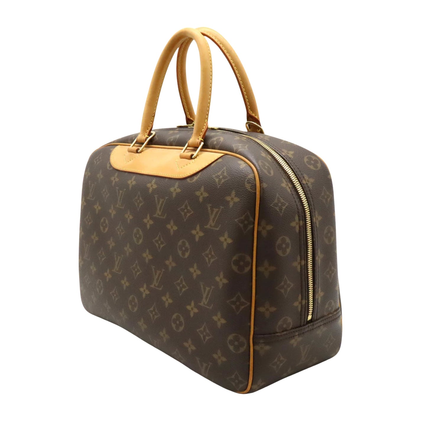 Louis Vuitton Deauville, Brown, Canvas, handbag
