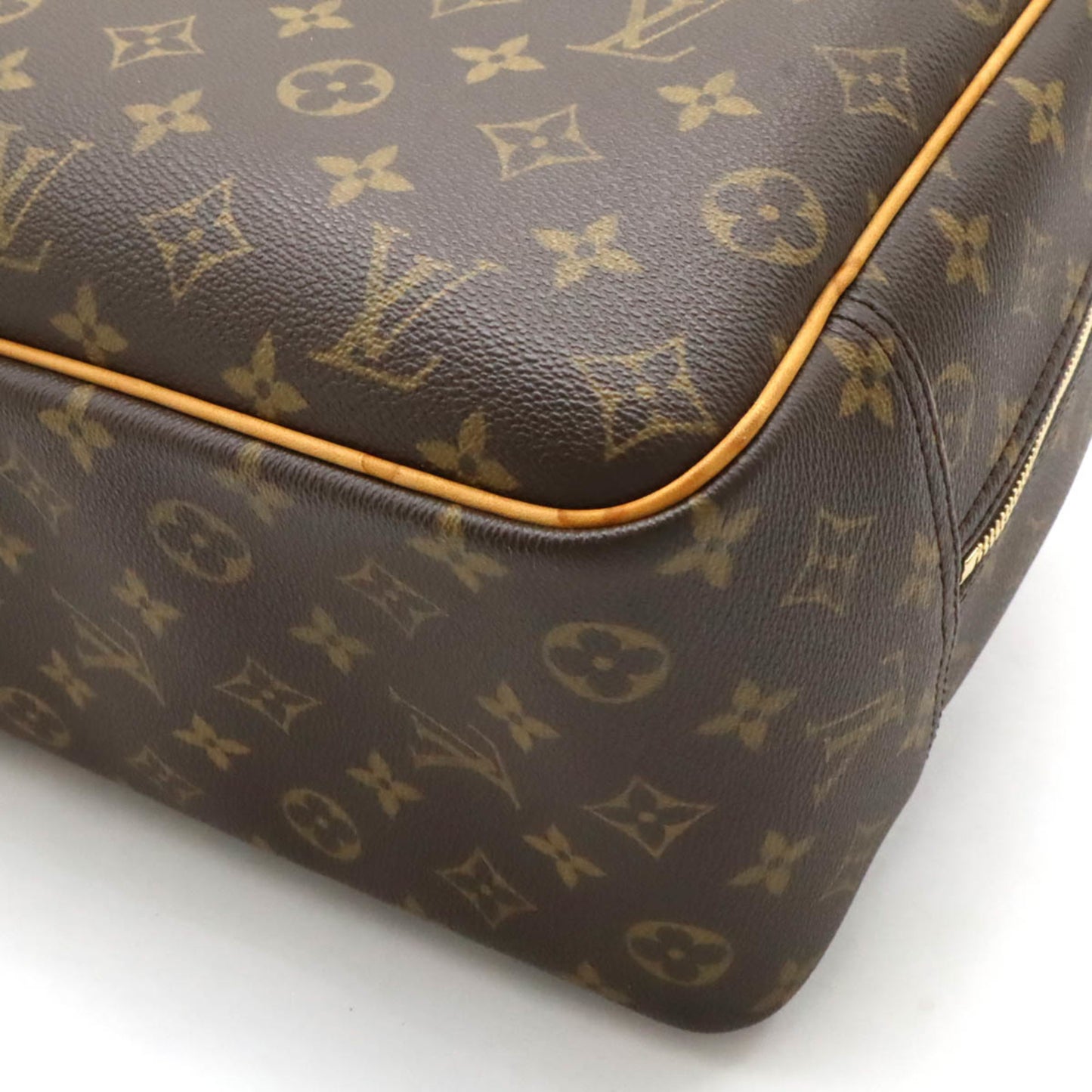 Louis Vuitton Deauville, Brown, Canvas, handbag