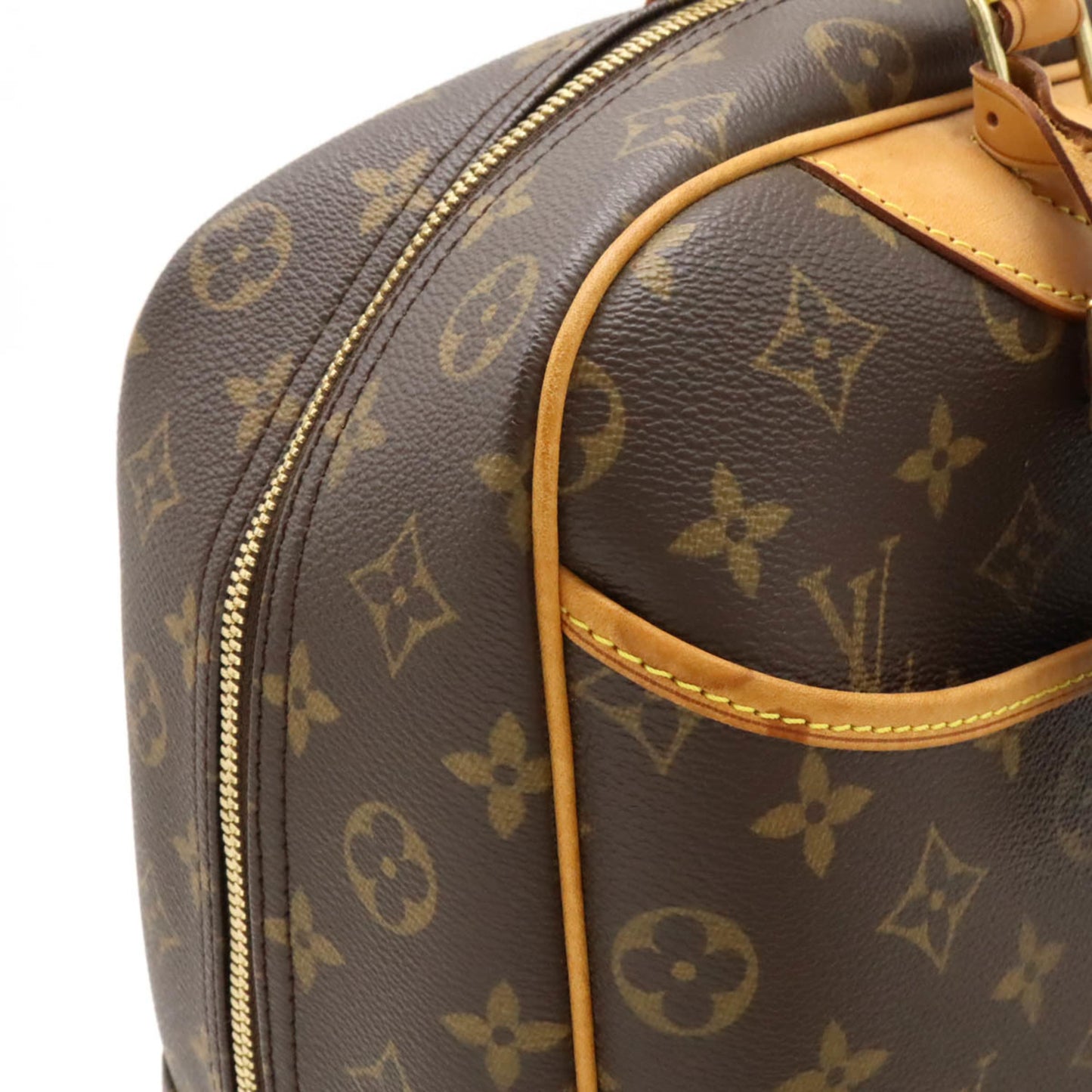 Louis Vuitton Deauville, Brown, Canvas, handbag