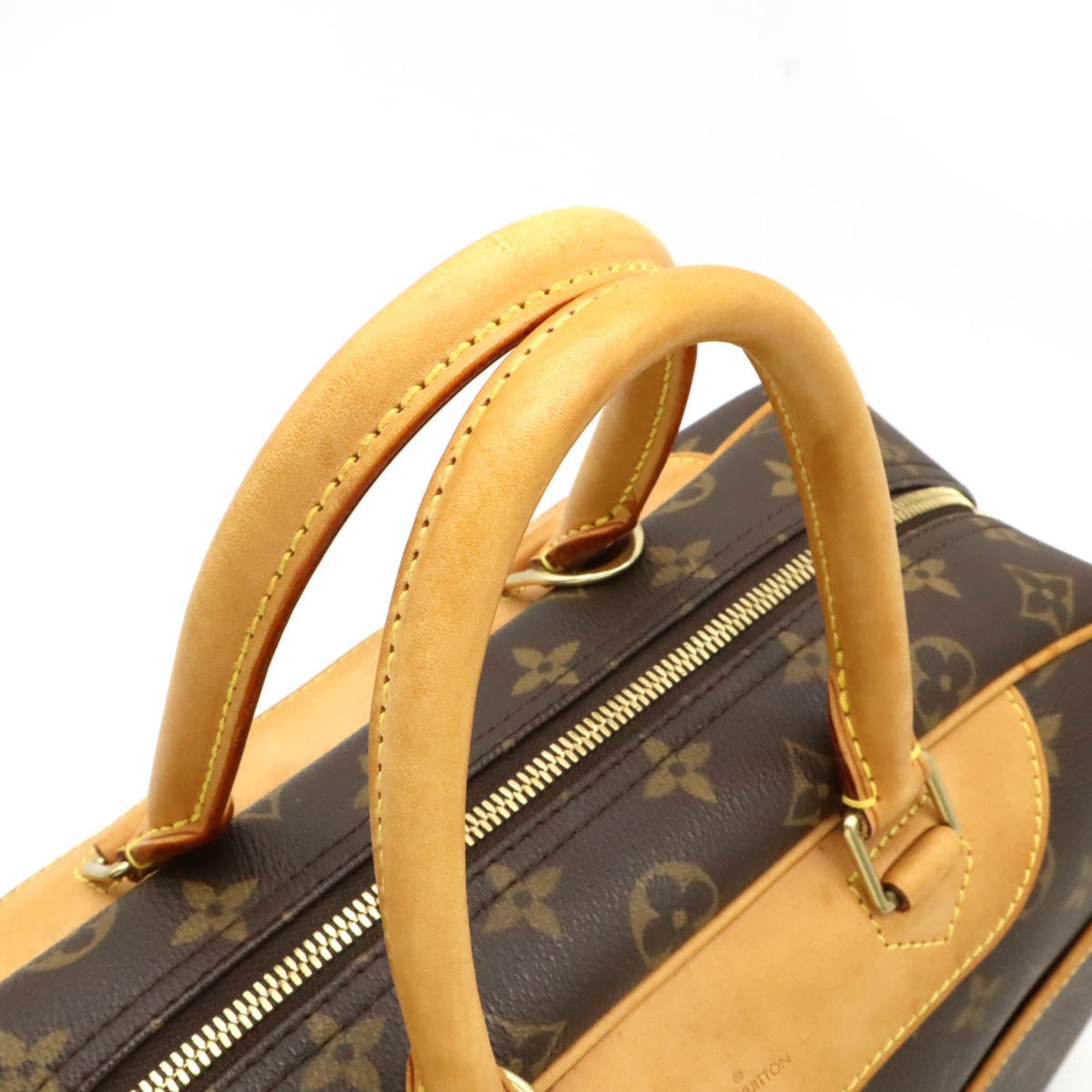 Louis Vuitton Deauville, Brown, Canvas, handbag
