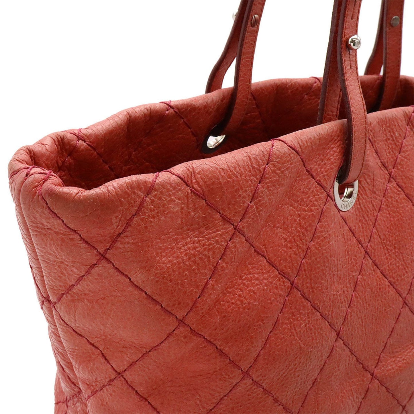 Chanel On the road, Pink, Leather, shoulder