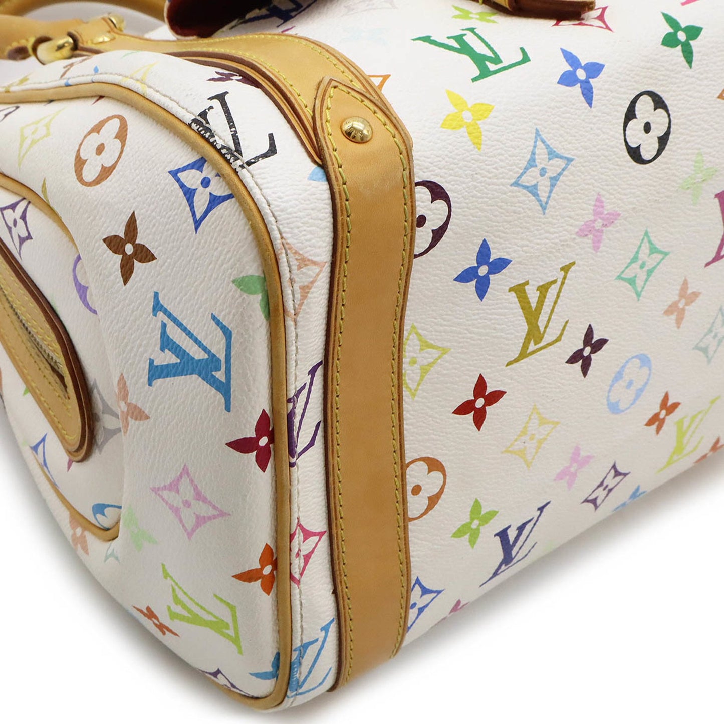 Louis Vuitton Priscilla, White, Canvas, handbag