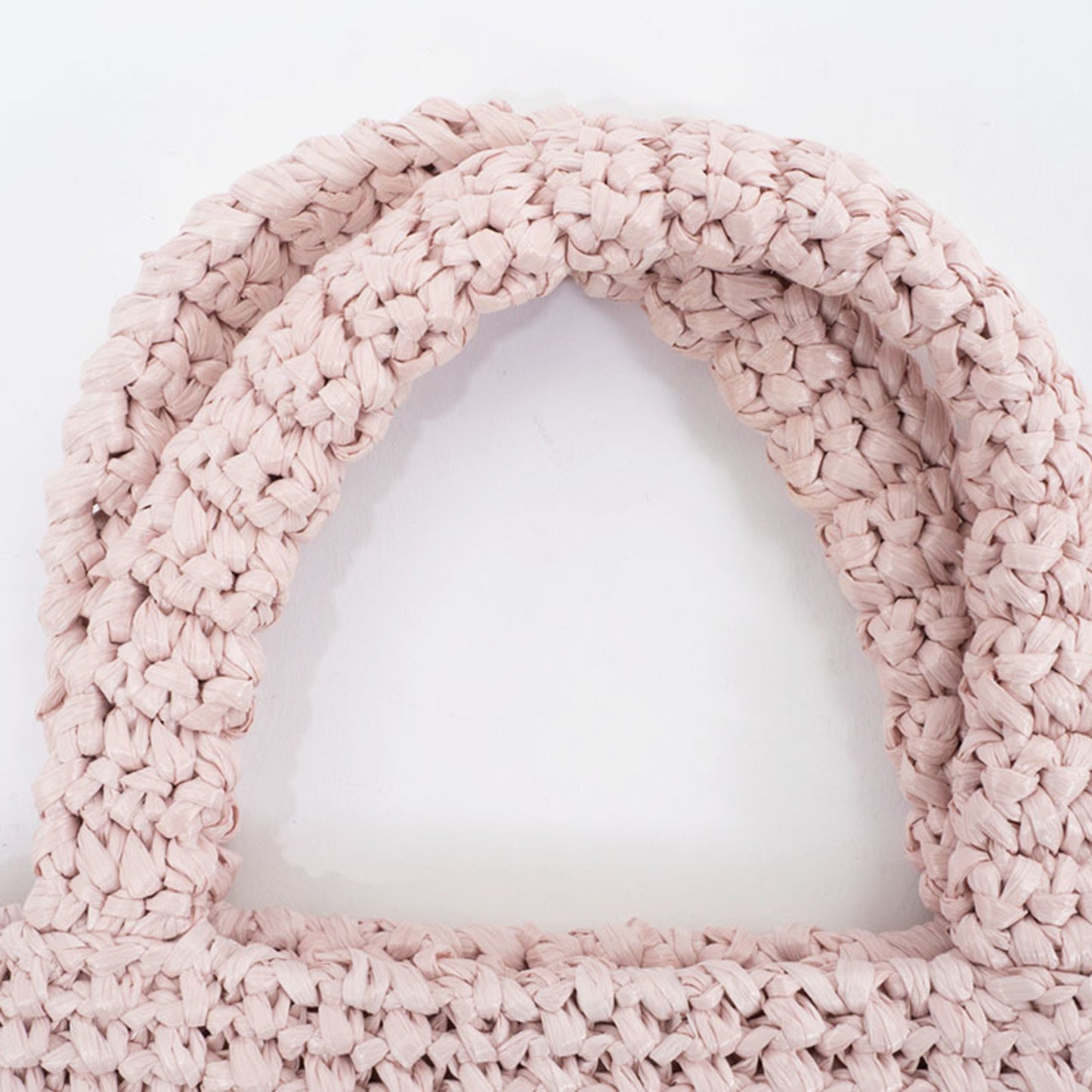 Prada Crochet, Pink, Viscose, tote