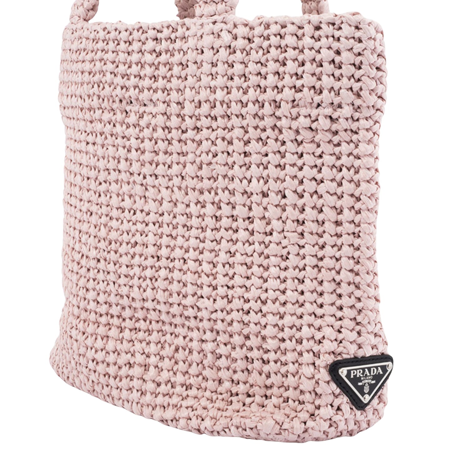 Prada Crochet, Pink, Viscose, tote
