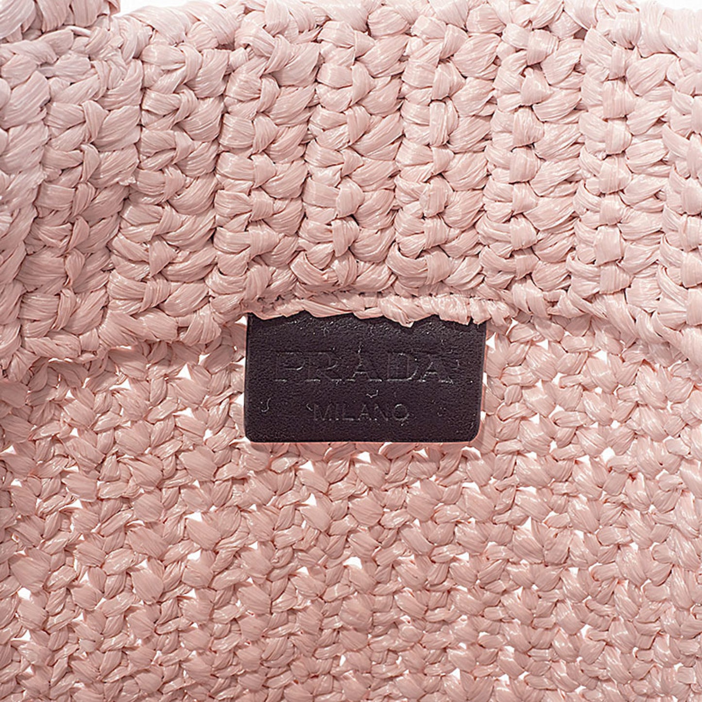 Prada Crochet, Pink, Viscose, tote