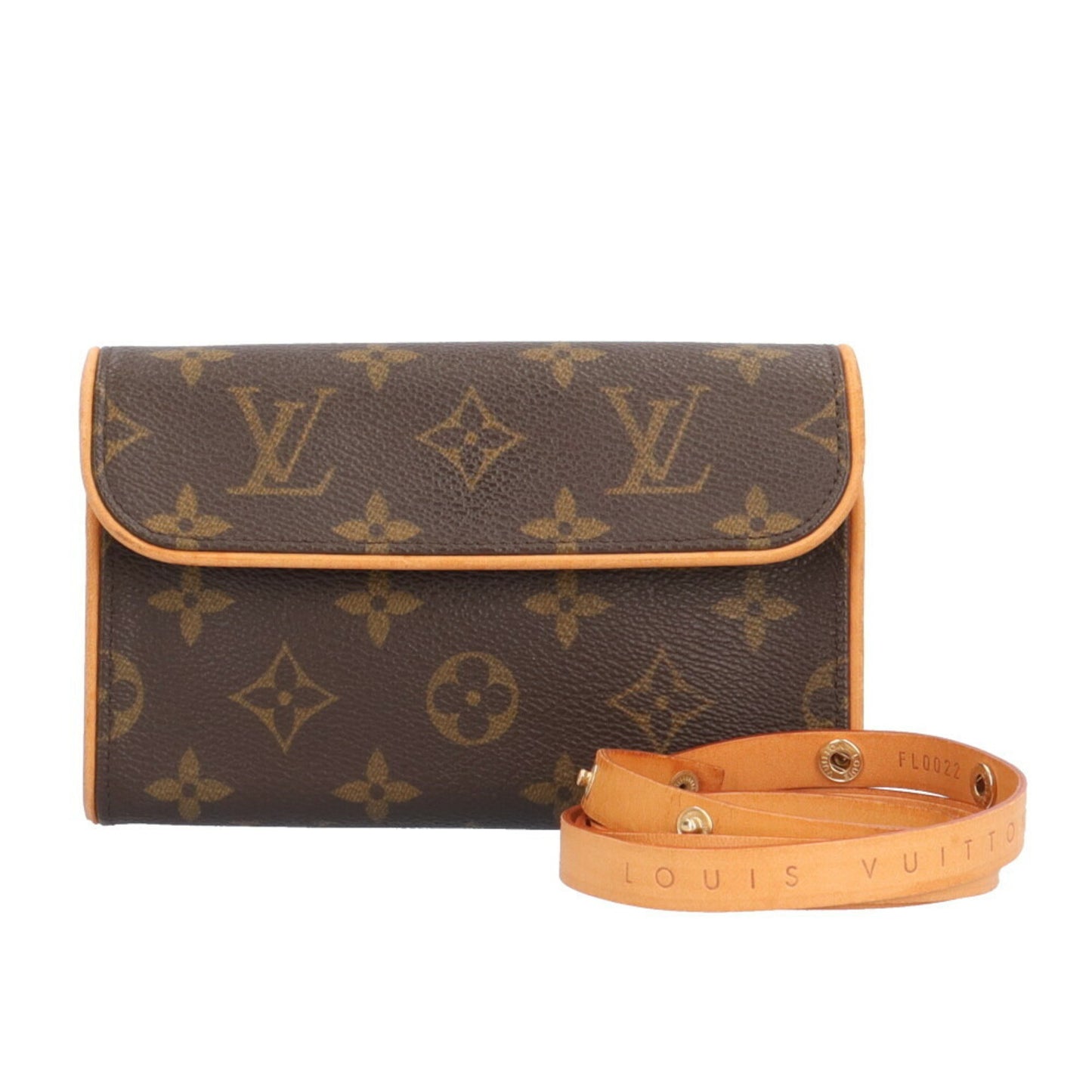 Louis Vuitton Florentine, Brown, Canvas, clutch