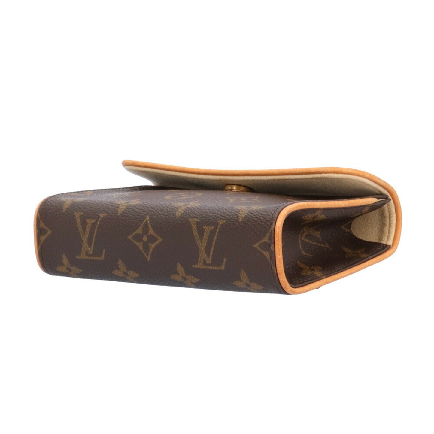 Louis Vuitton Florentine, Brown, Canvas, clutch