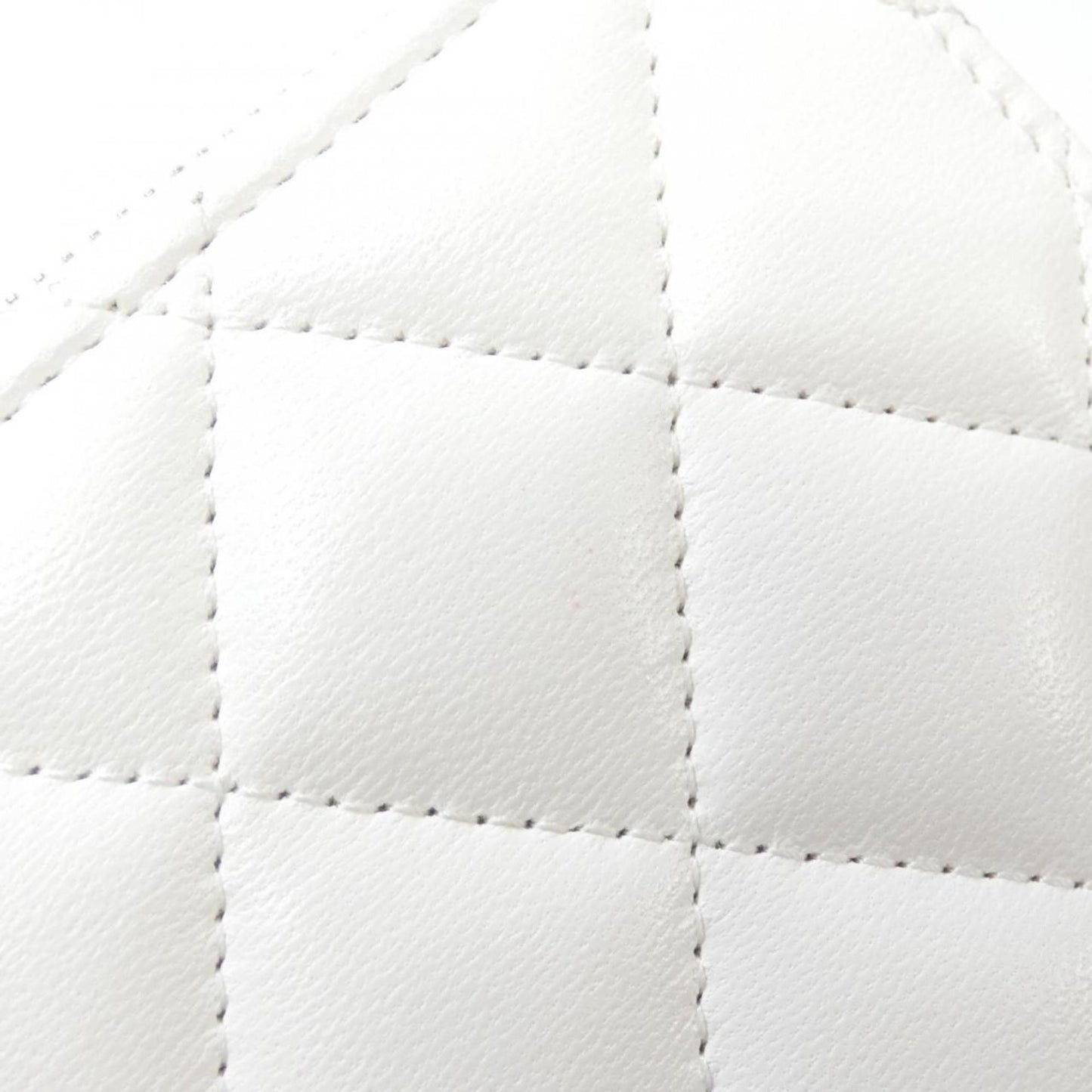 Chanel, White, Leather, wallet