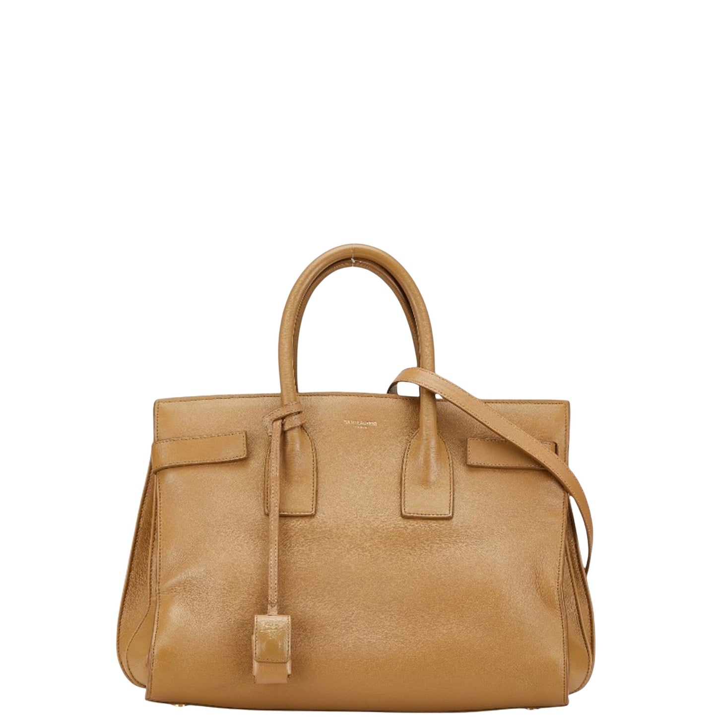 Saint Laurent Sac de jour, Beige, Leather, handbag