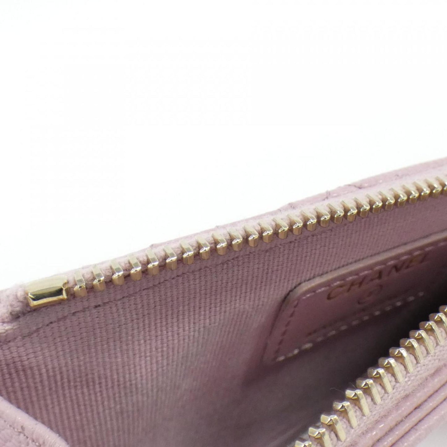 Chanel, Pink, Leather, wallet