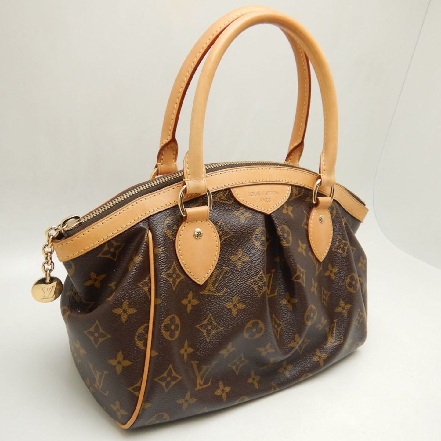 Louis Vuitton Tivoli, Brown, Canvas, handbag