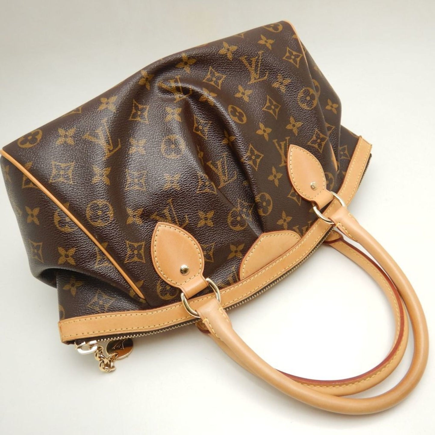Louis Vuitton Tivoli, Brown, Canvas, handbag