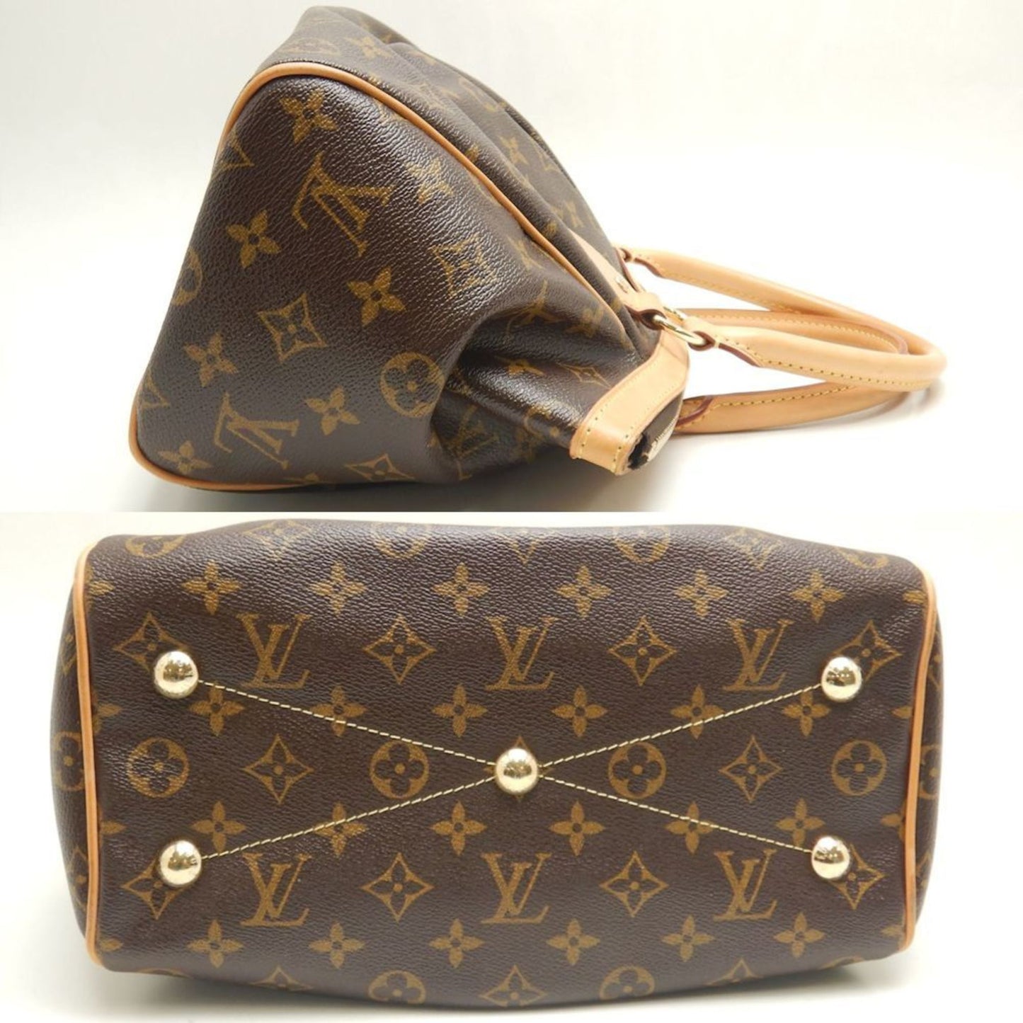 Louis Vuitton Tivoli, Brown, Canvas, handbag