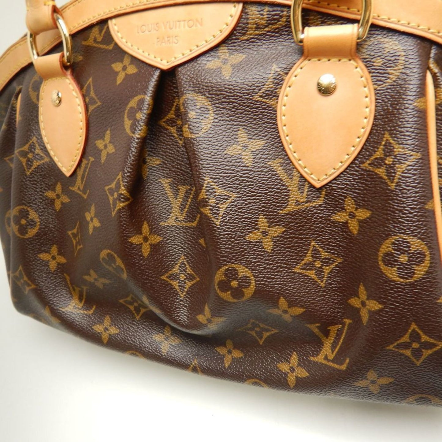 Louis Vuitton Tivoli, Brown, Canvas, handbag