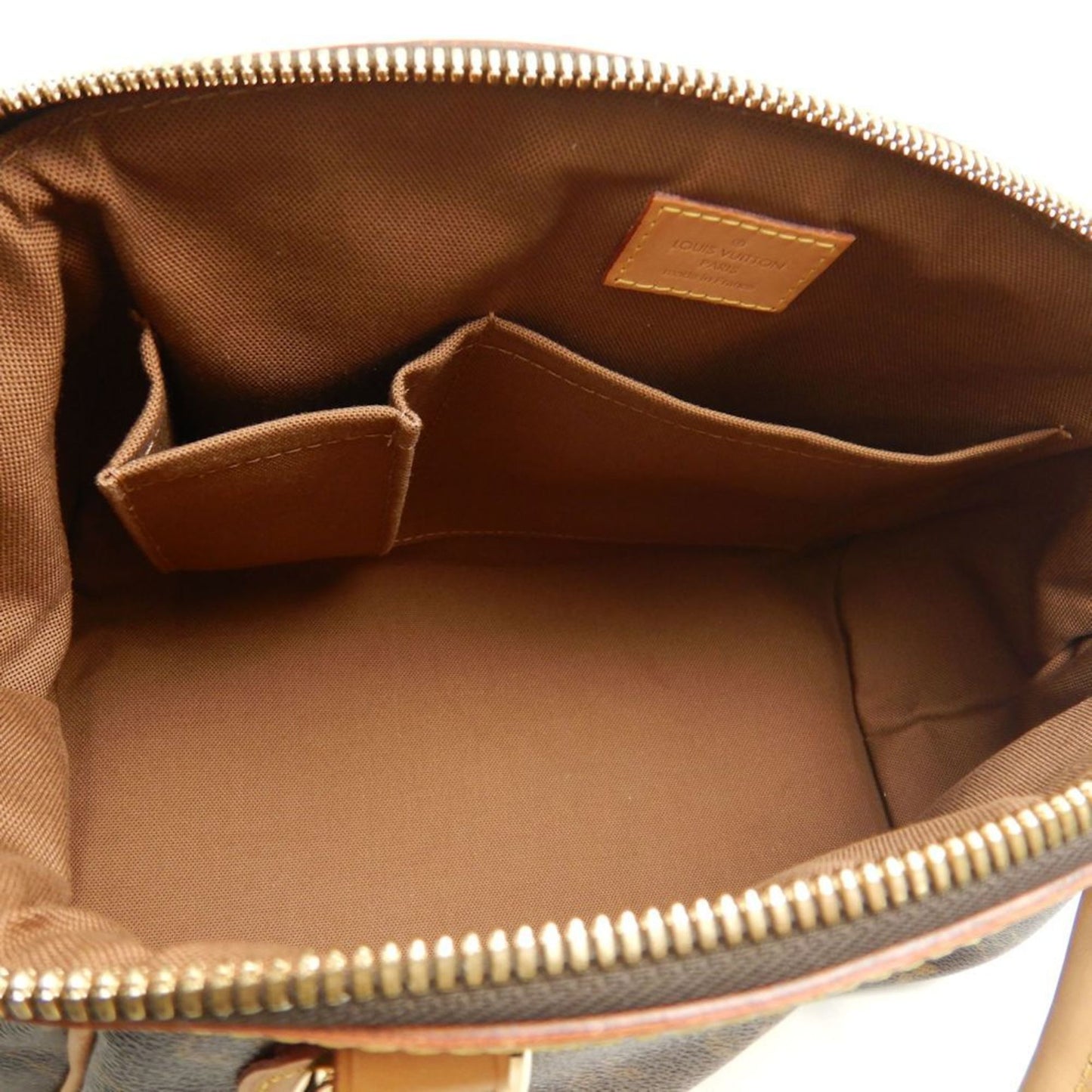 Louis Vuitton Tivoli, Brown, Canvas, handbag