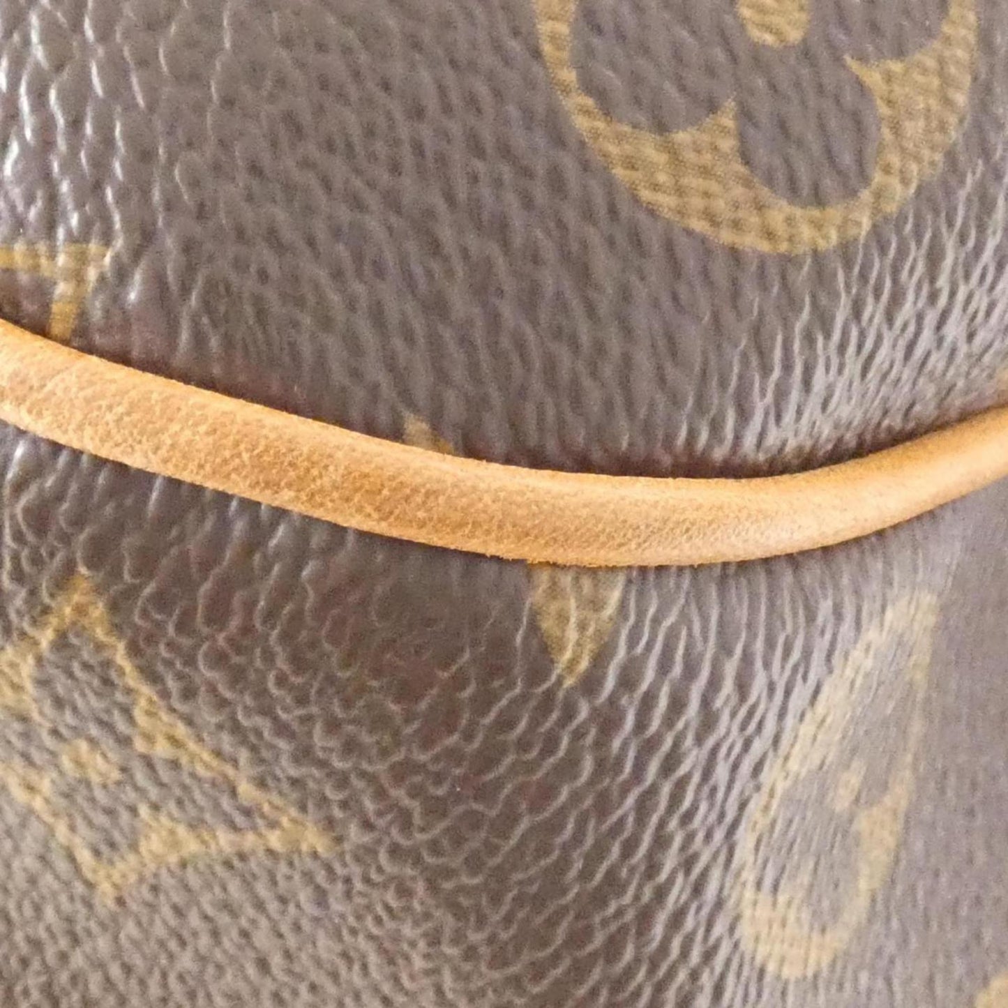 Louis Vuitton Galliera, Brown, Canvas, shoulder