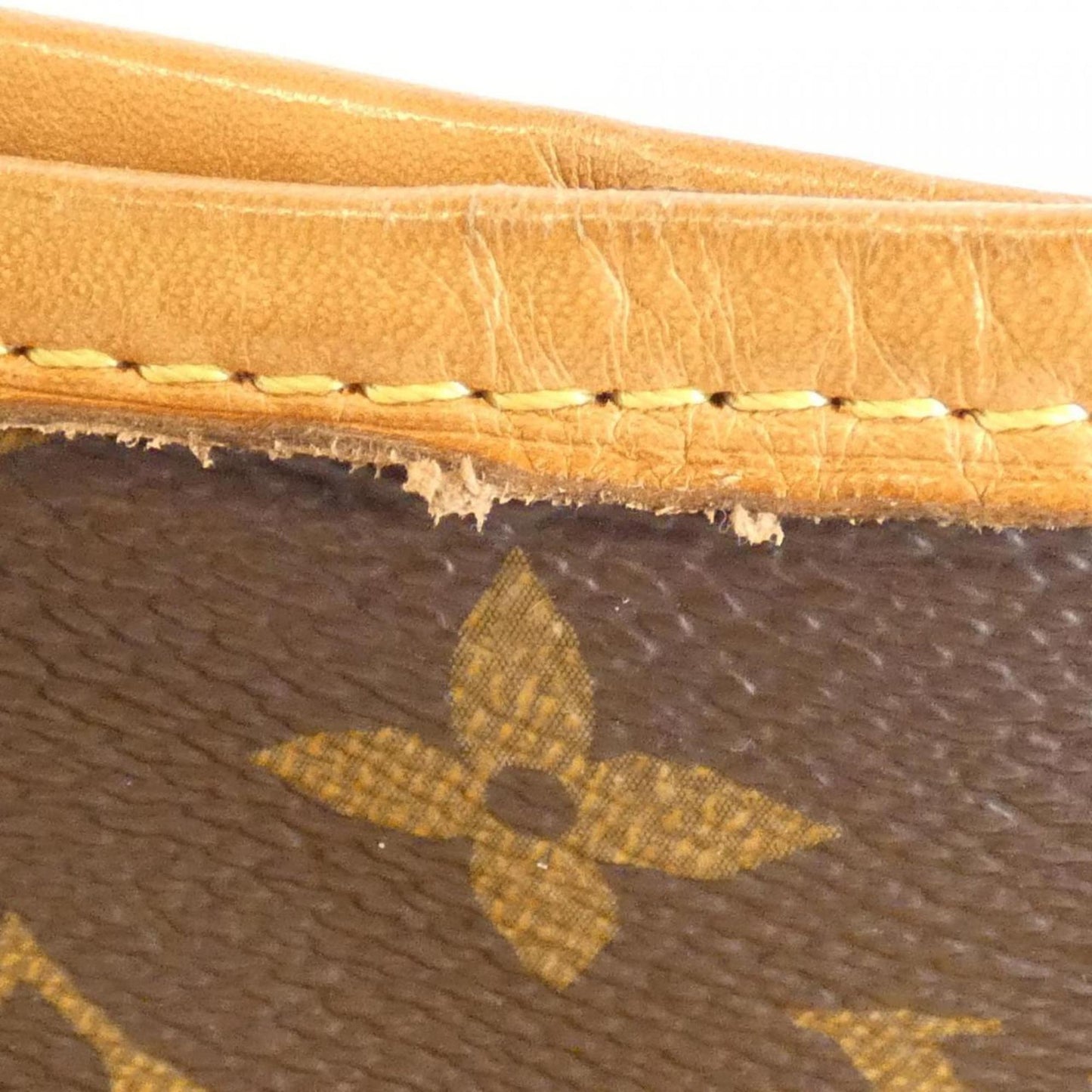 Louis Vuitton Galliera, Brown, Canvas, shoulder