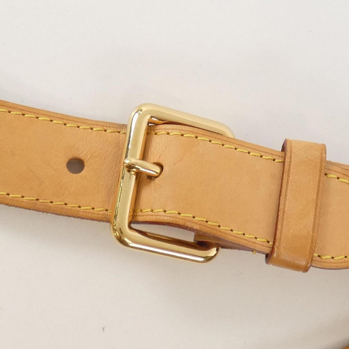 Louis Vuitton Galliera, Brown, Canvas, shoulder