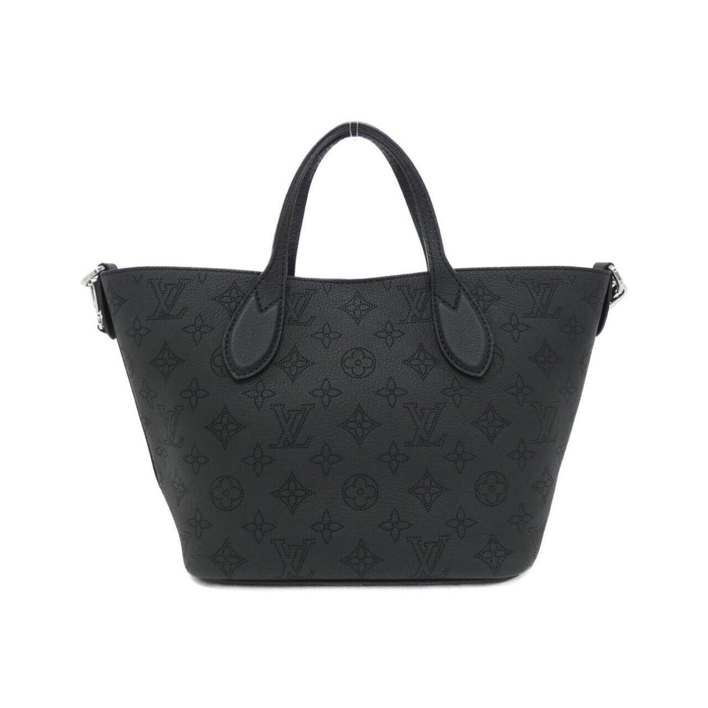 Louis Vuitton Blossom, Black, Leather, handbag