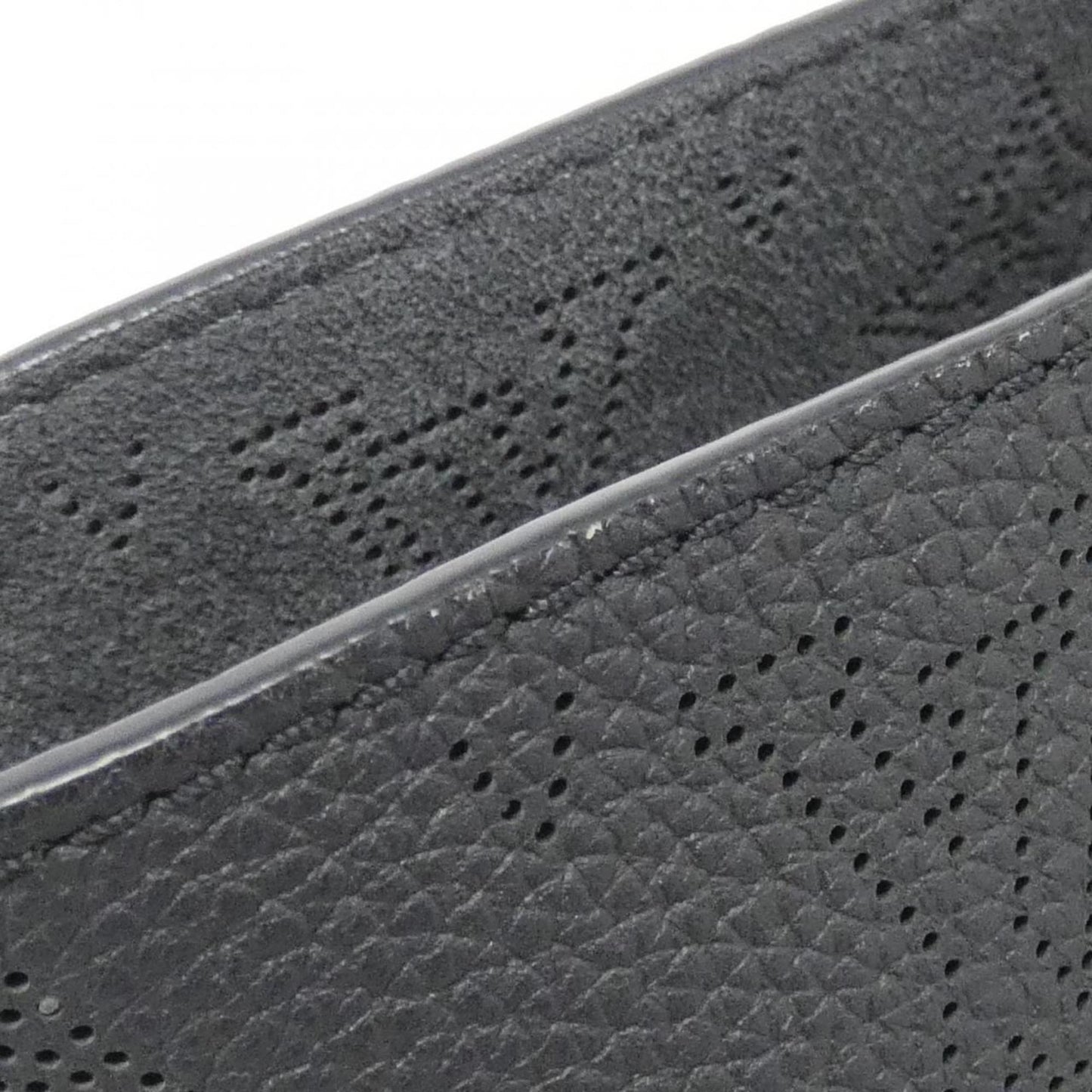 Louis Vuitton Blossom, Black, Leather, handbag