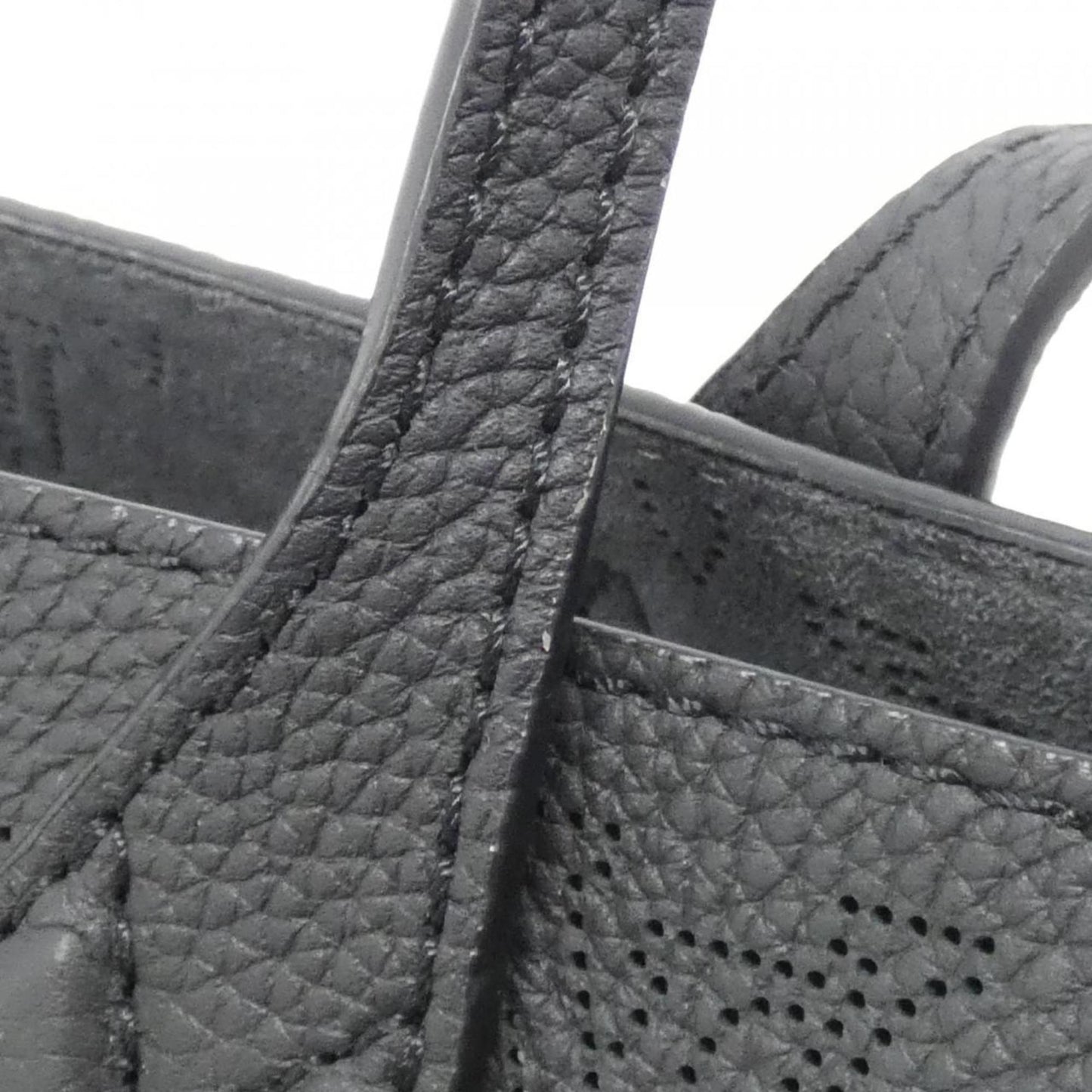 Louis Vuitton Blossom, Black, Leather, handbag