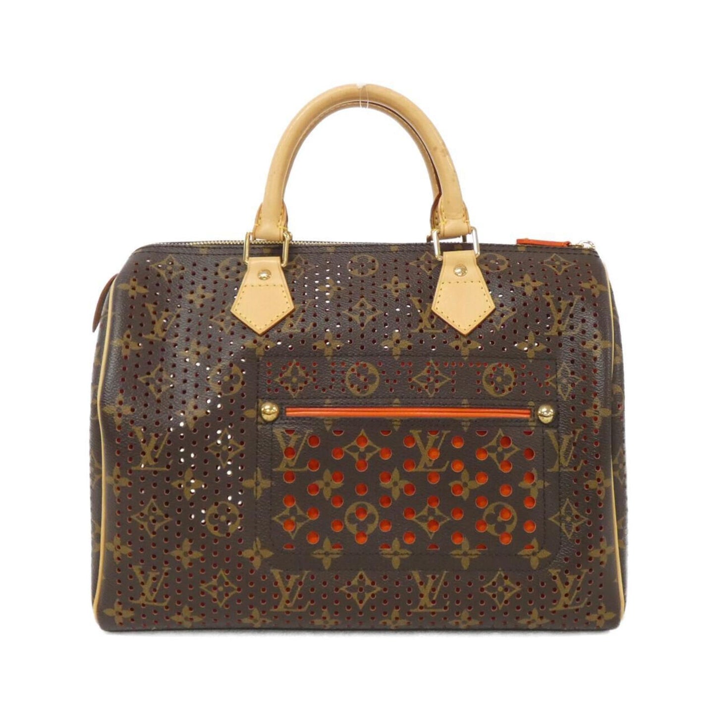 Louis Vuitton Speedy 30, Brown, Canvas, travel