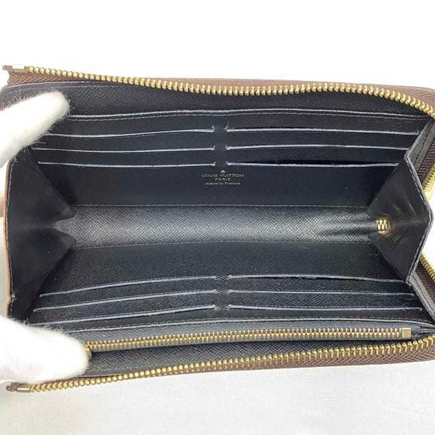Louis Vuitton Dauphine, Beige, Canvas, wallet