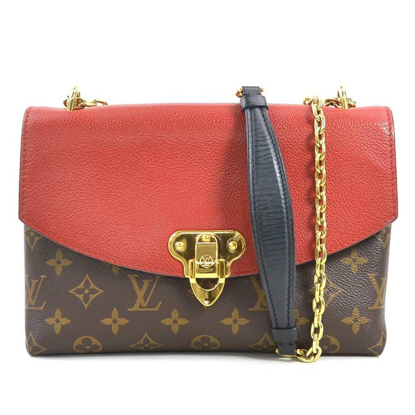 Louis Vuitton Saint Placide, Brown, Canvas, shoulder