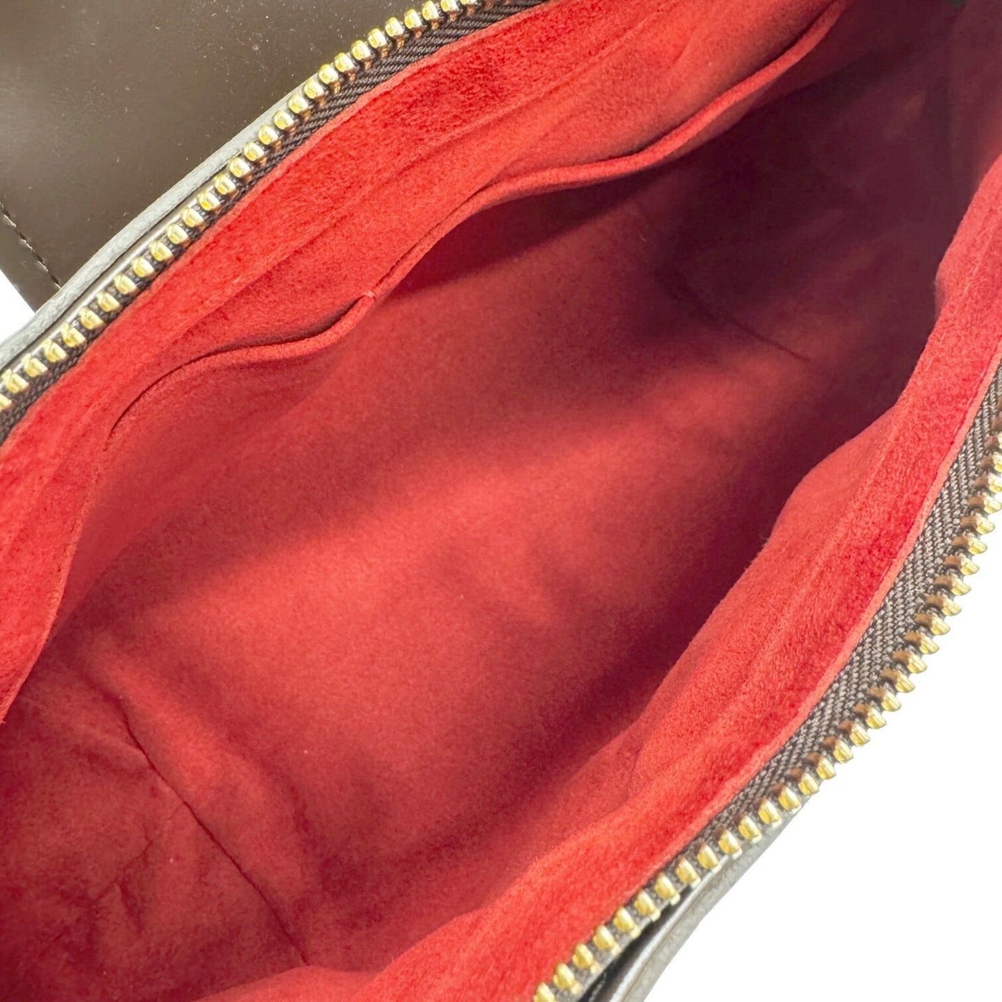 Louis Vuitton Sistina, Brown, Canvas, shoulder