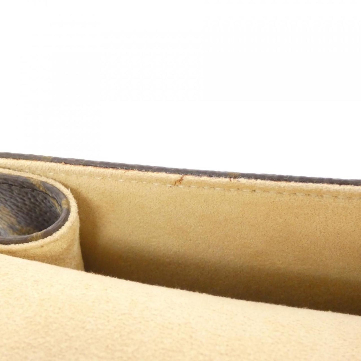 Louis Vuitton Pochette florentine, Brown, Canvas, clutch