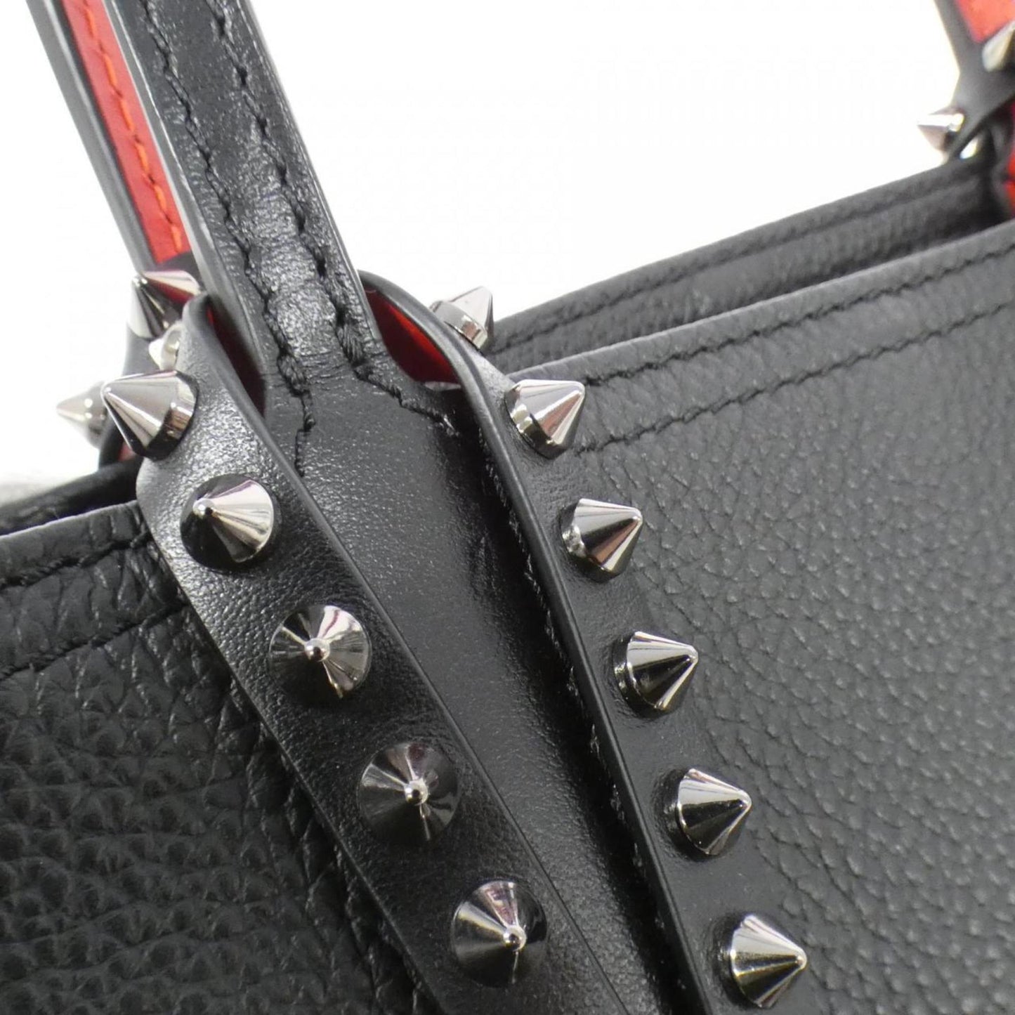 Christian Louboutin Cabata, Black, Leather, tote