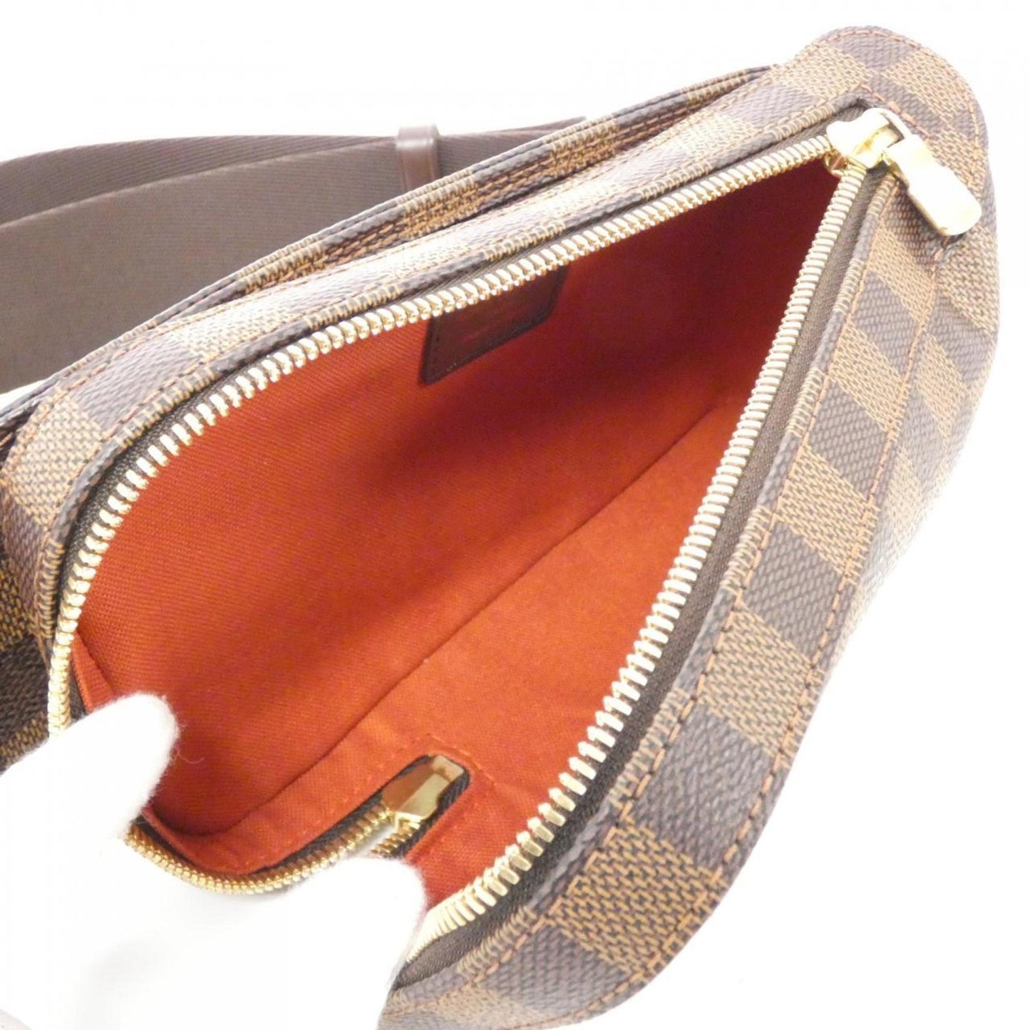 Louis Vuitton Geronimo, Brown, Canvas, shoulder