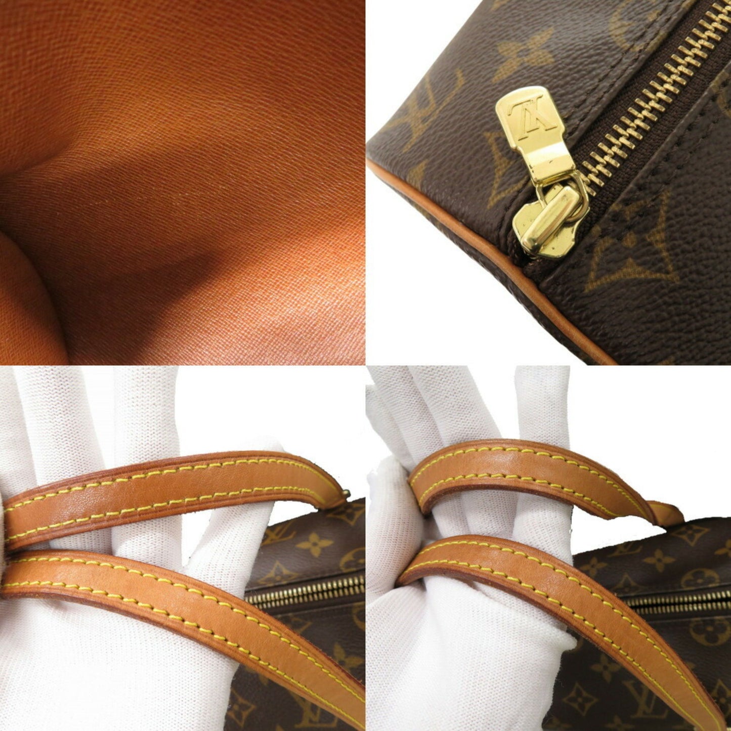 Louis Vuitton Papillon 26, Brown, Canvas, handbag