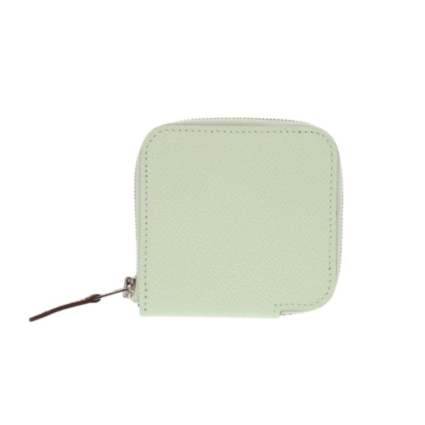 Hermès Silk'In, Green, Leather, wallet