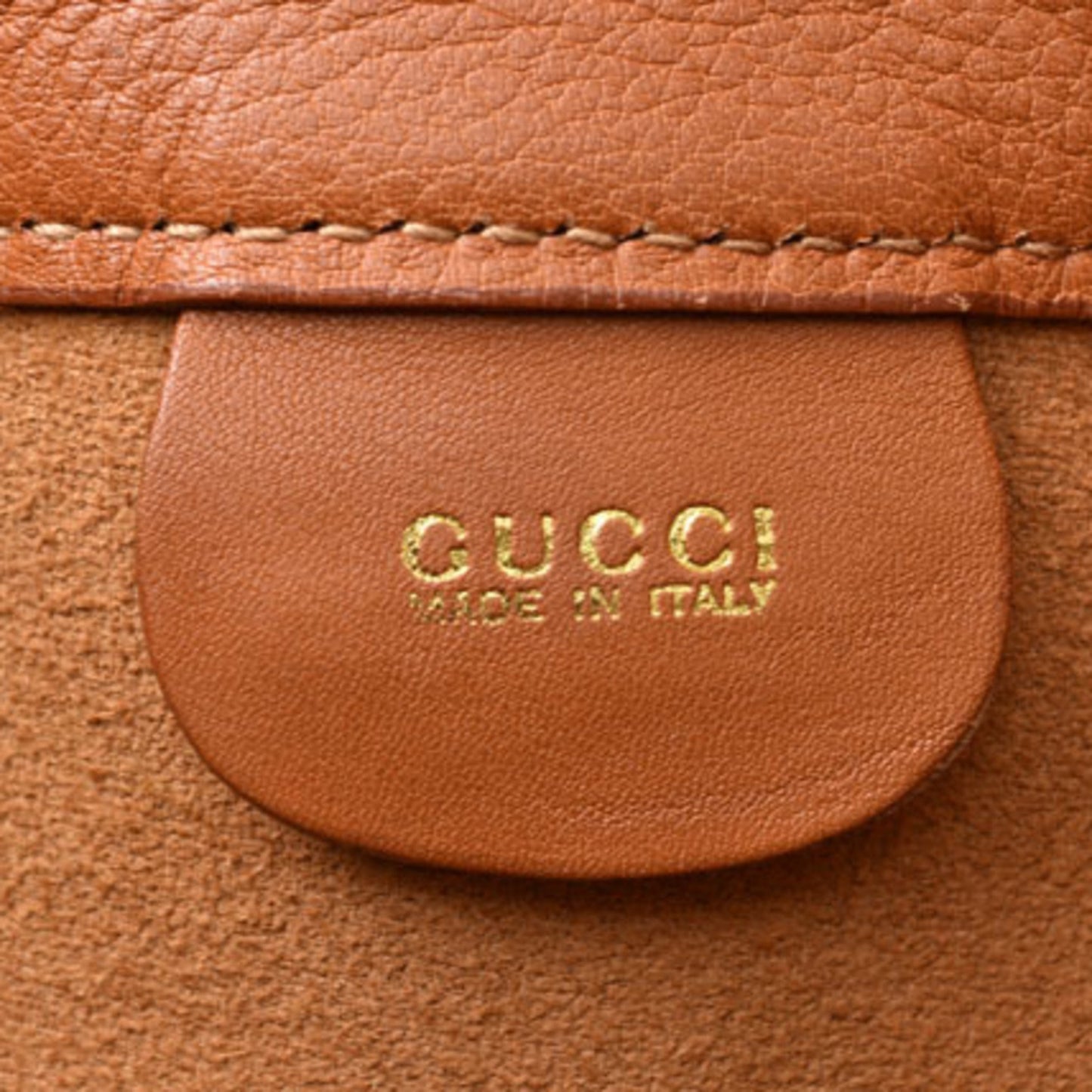 Gucci Bamboo, Brown, Leather, shoulder