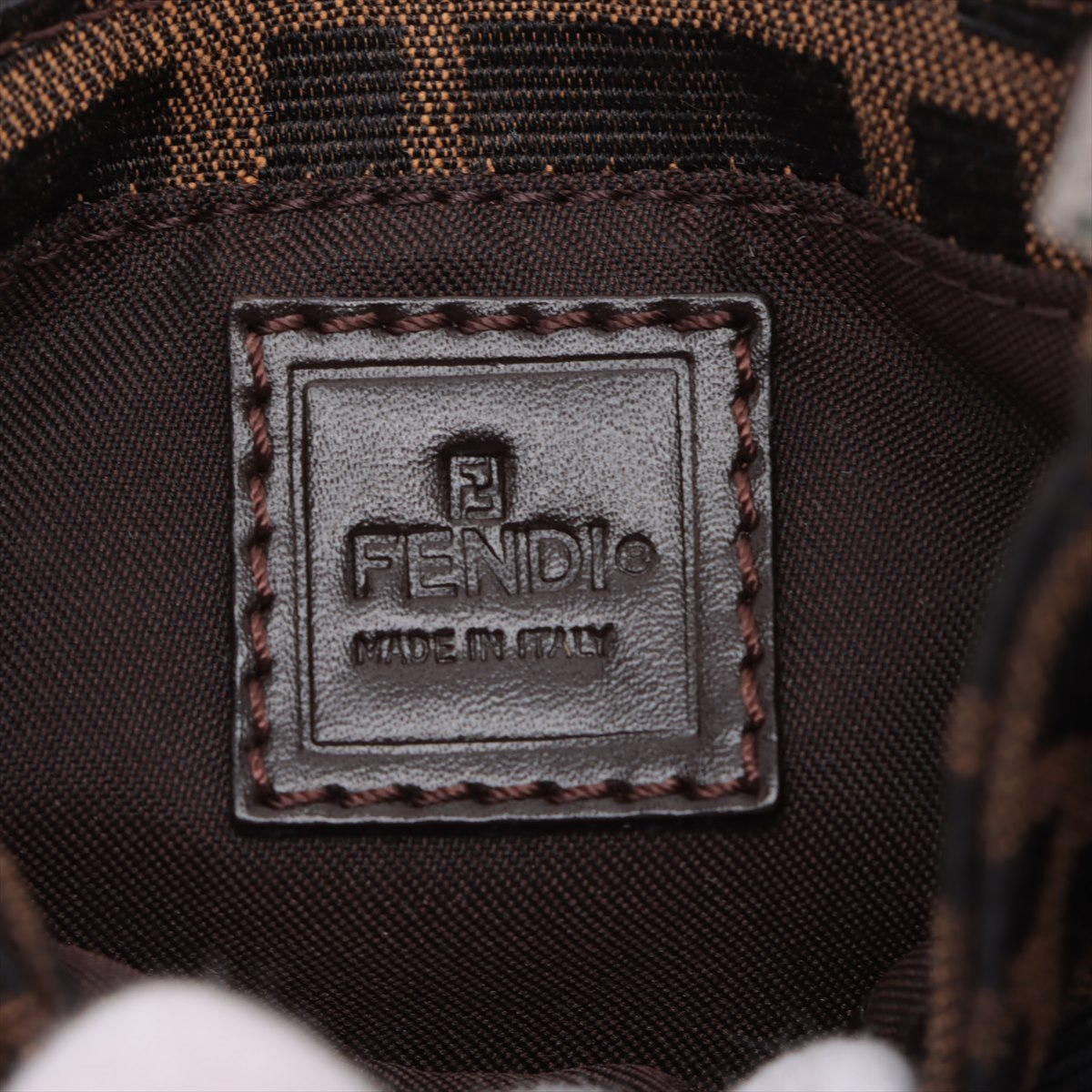 Fendi, Brown, Canvas, handbag