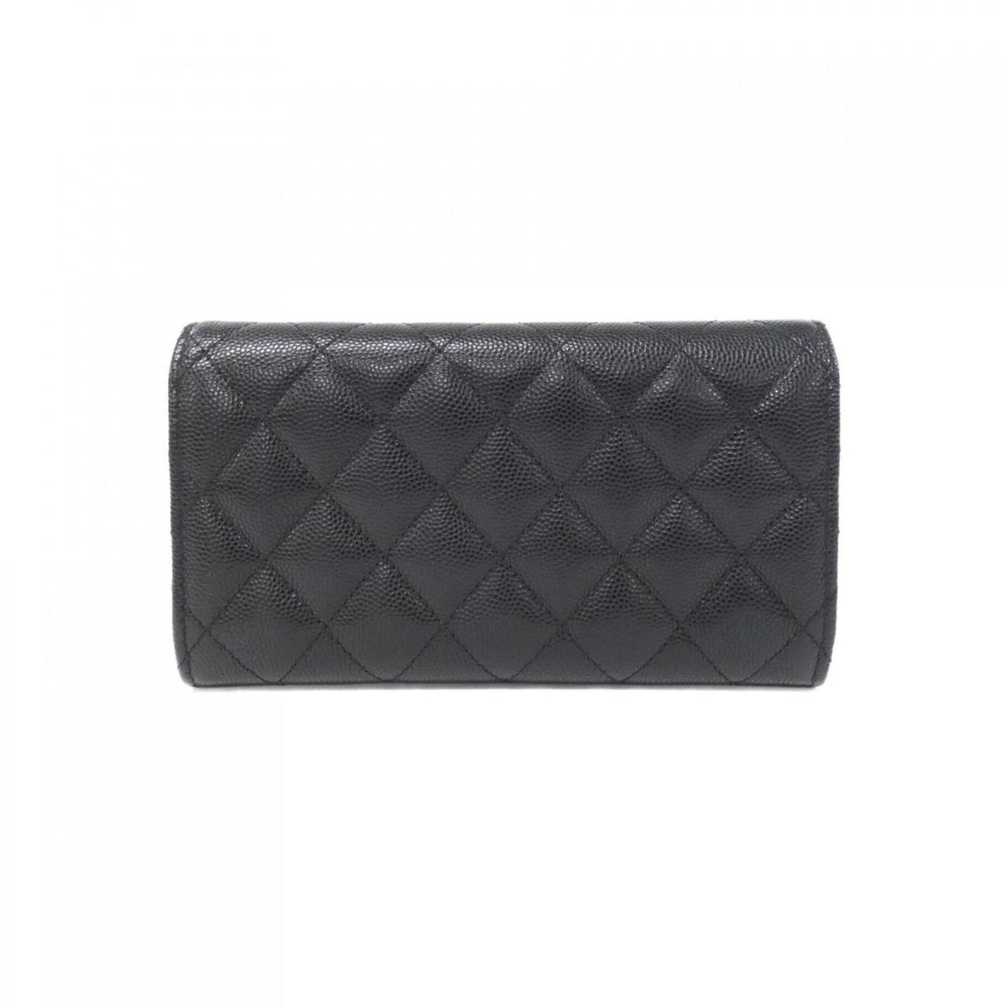 Chanel, Black, Leather, wallet
