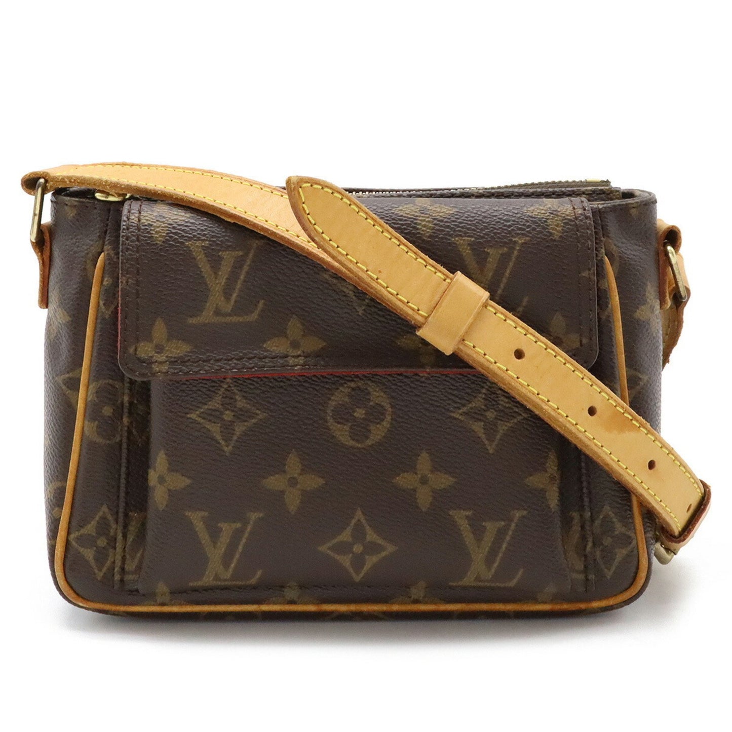 Louis Vuitton Viva Cité, Brown, Canvas, shoulder