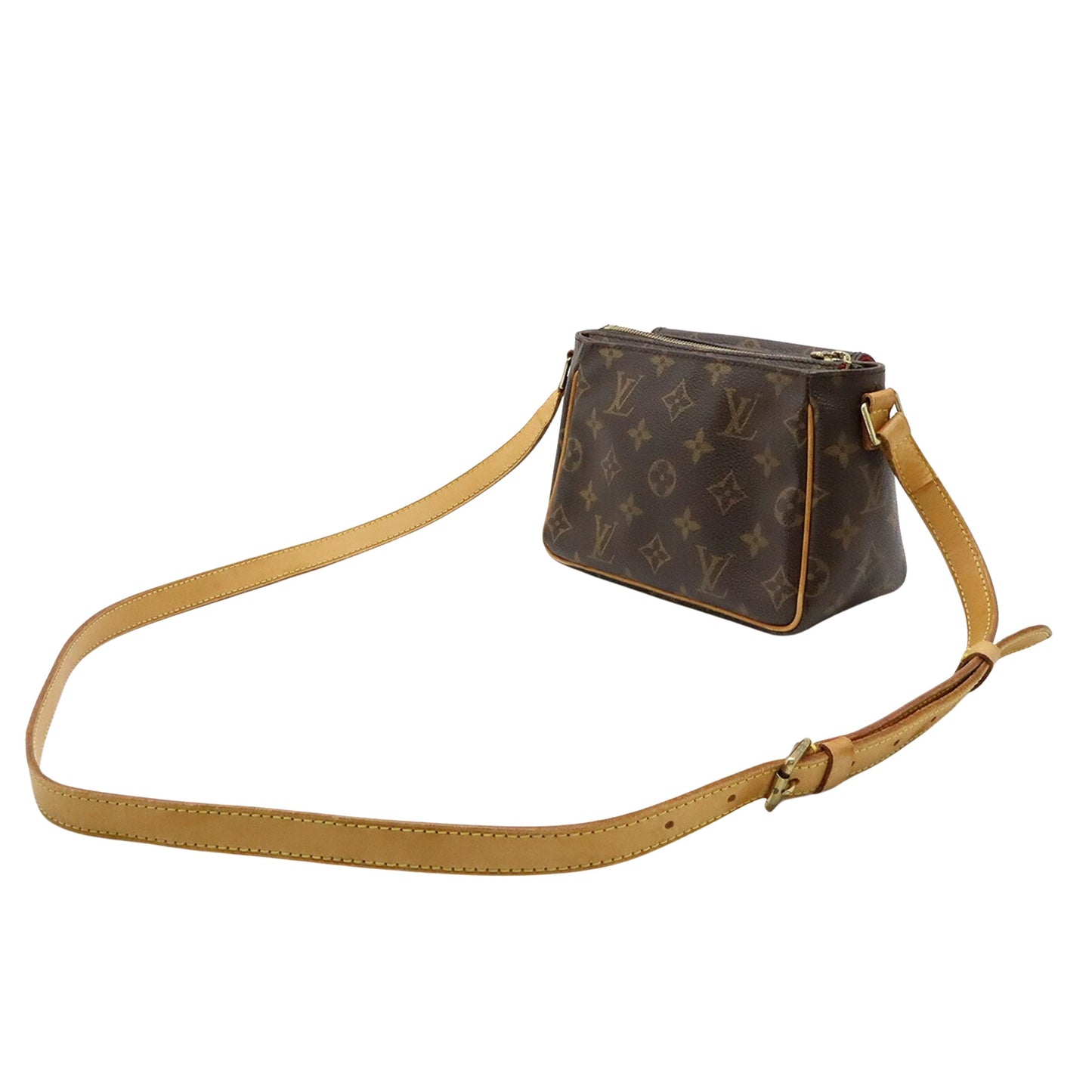 Louis Vuitton Viva Cité, Brown, Canvas, shoulder